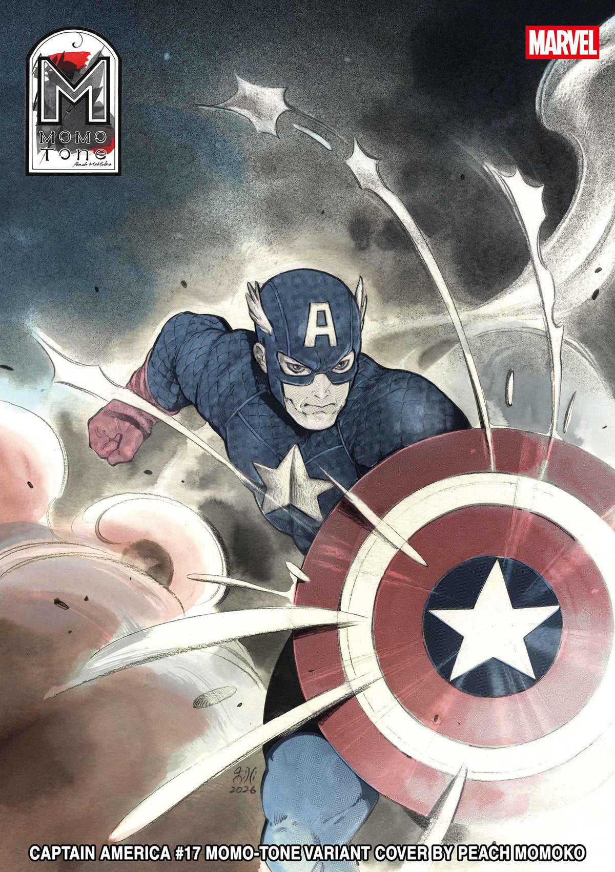CAPTAIN AMERICA #17 CVR D PEACH MOMOKO MOMO-TONE