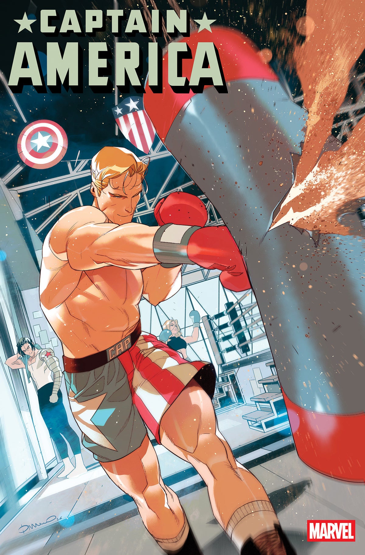 CAPTAIN AMERICA #17 CVR E SIMONE DI MEO WORKOUT