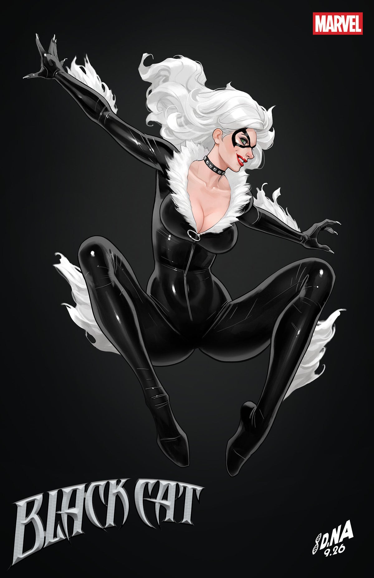 BLACK CAT #17 DAVID NAKAYAMA COLOR BLOCK BLACK