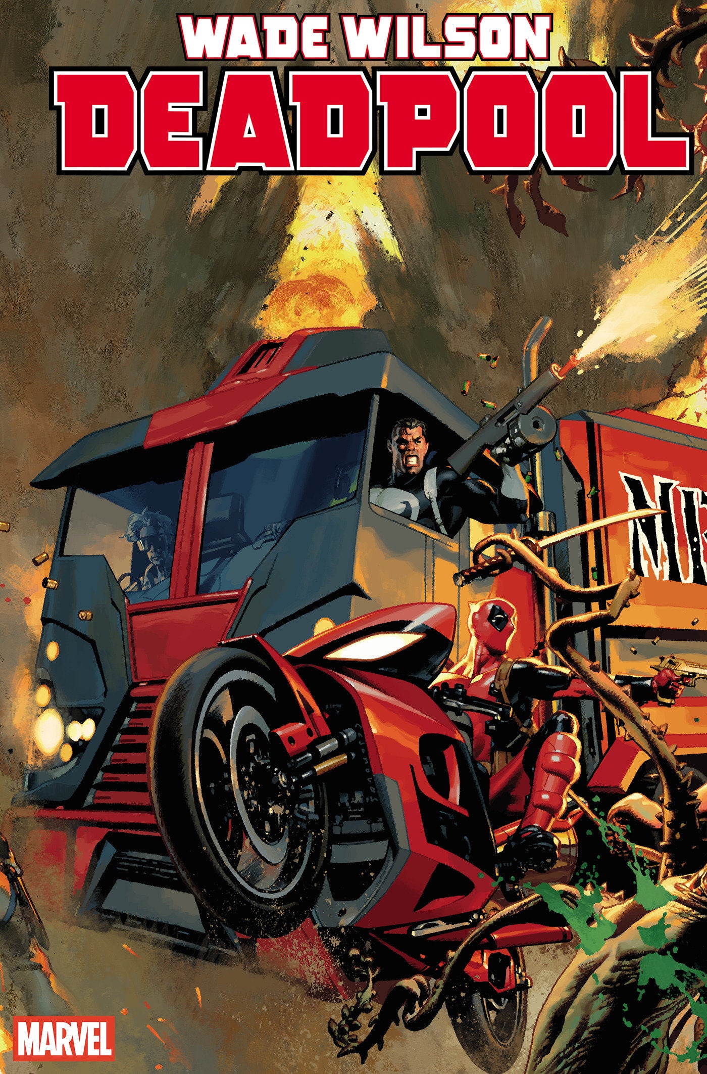 WADE WILSON: DEADPOOL #9 JOSEMARIA CASANOVAS 4-PART CONNECTING [BG]
