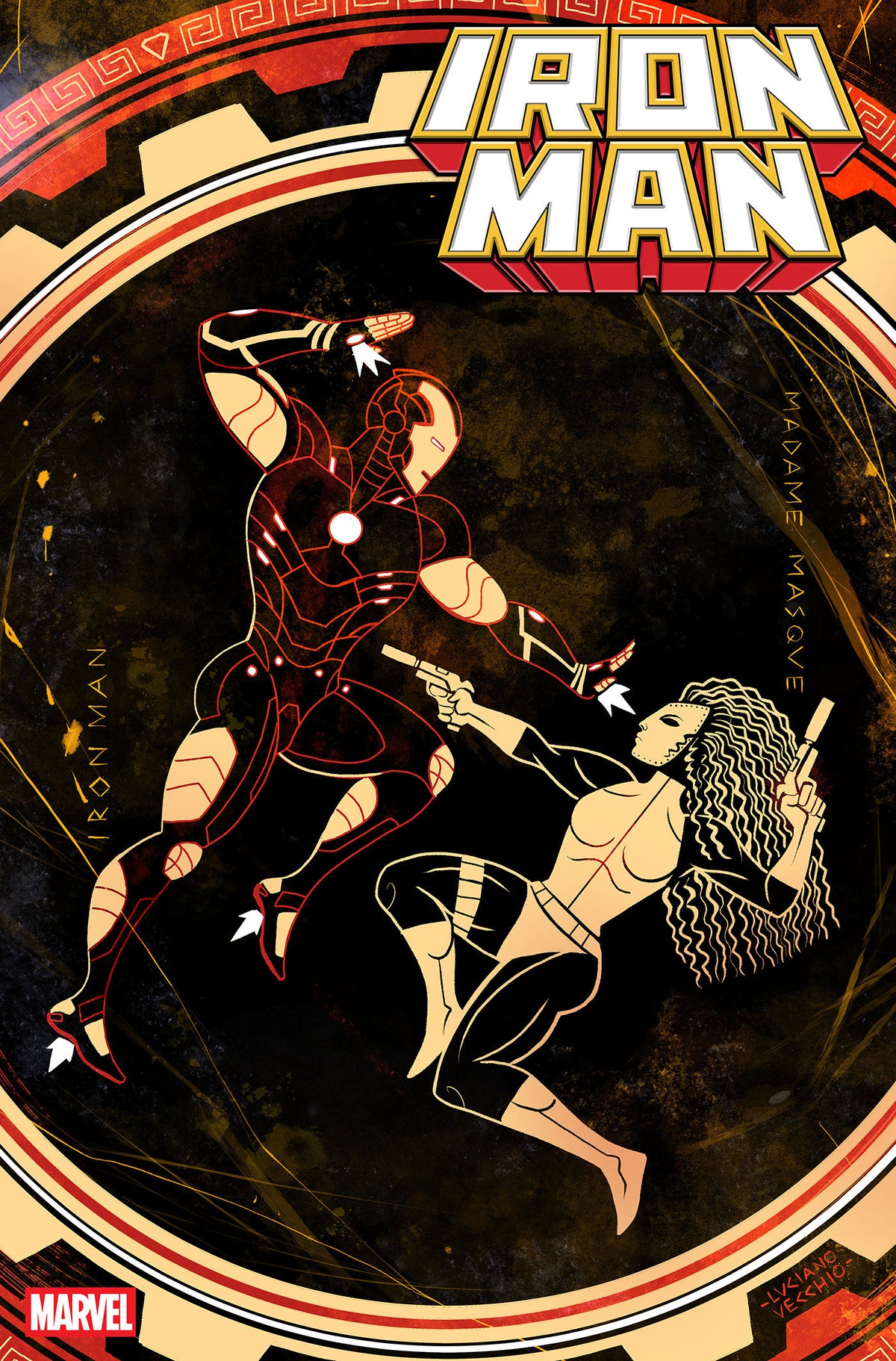 IRON MAN #10 LUCIANO VECCHIO ART STYLE