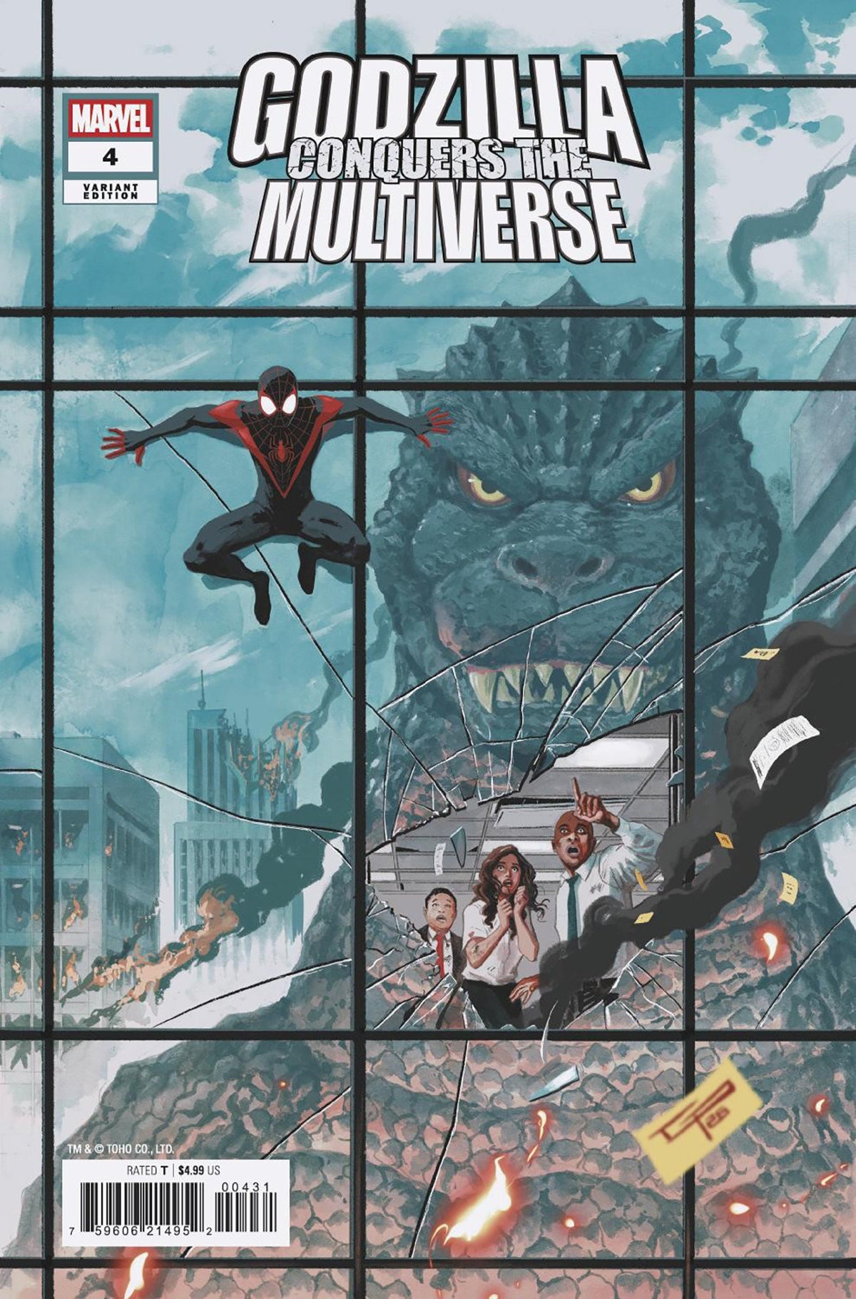 GODZILLA CONQUERS THE MULTIVERSE #4 CVR C GERMAN PERALTA