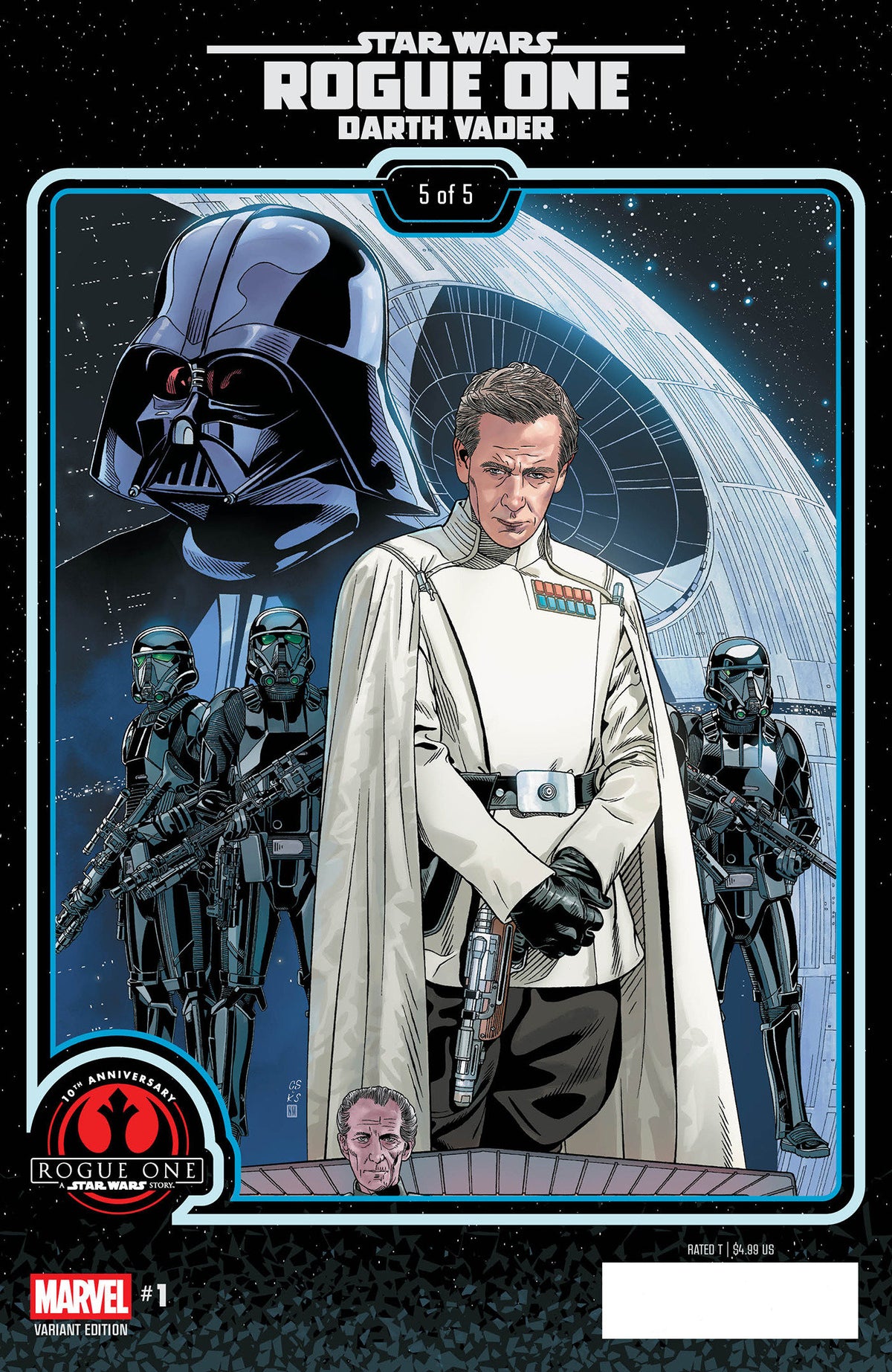 STAR WARS: ROGUE ONE - DARTH VADER #1 CVR E CHRIS SPROUSE ROGUE ONE 10TH ANNIVERSARY