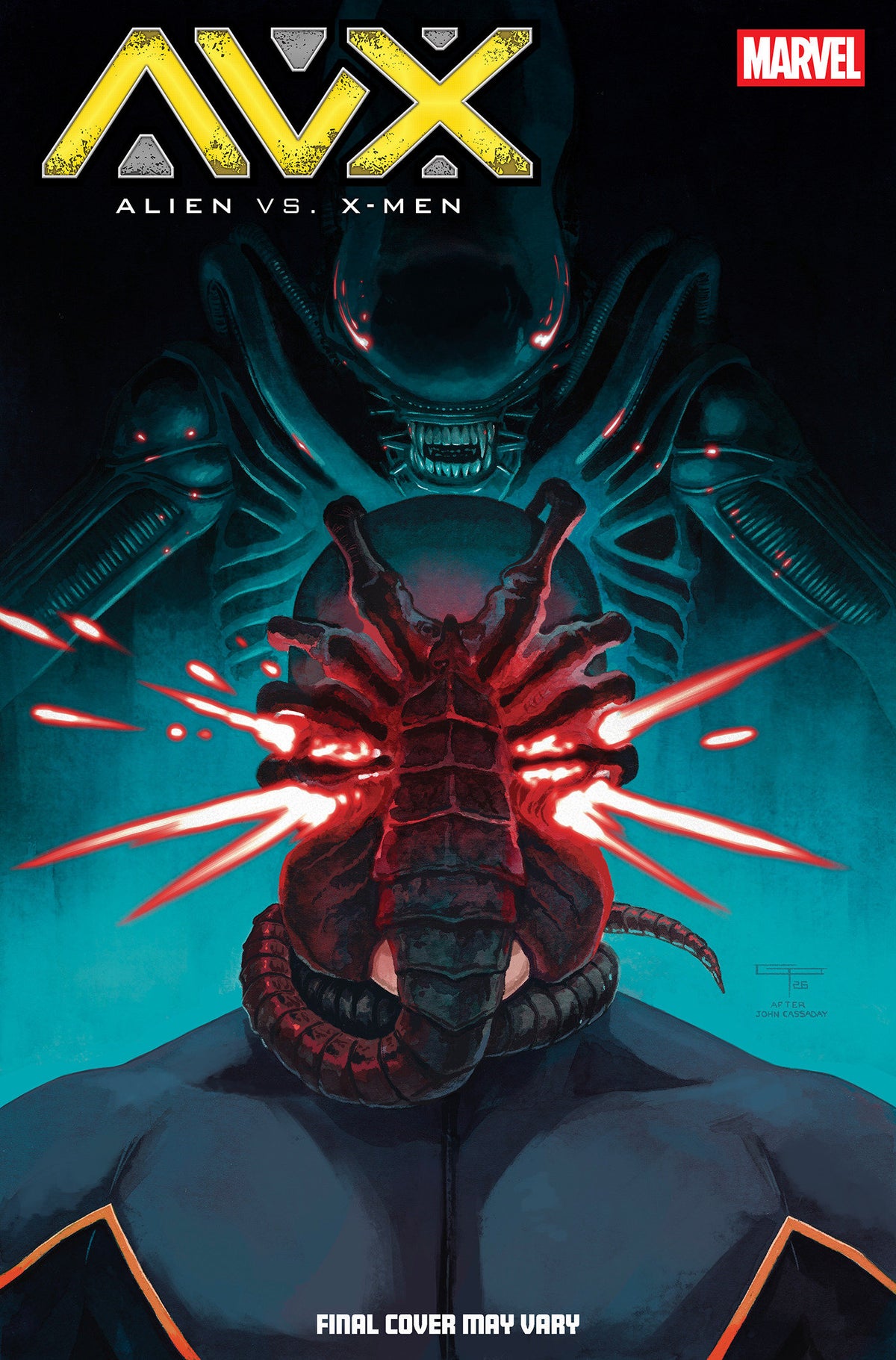 ALIEN VS. X-MEN #2 CVR B GERMAN PERALTA