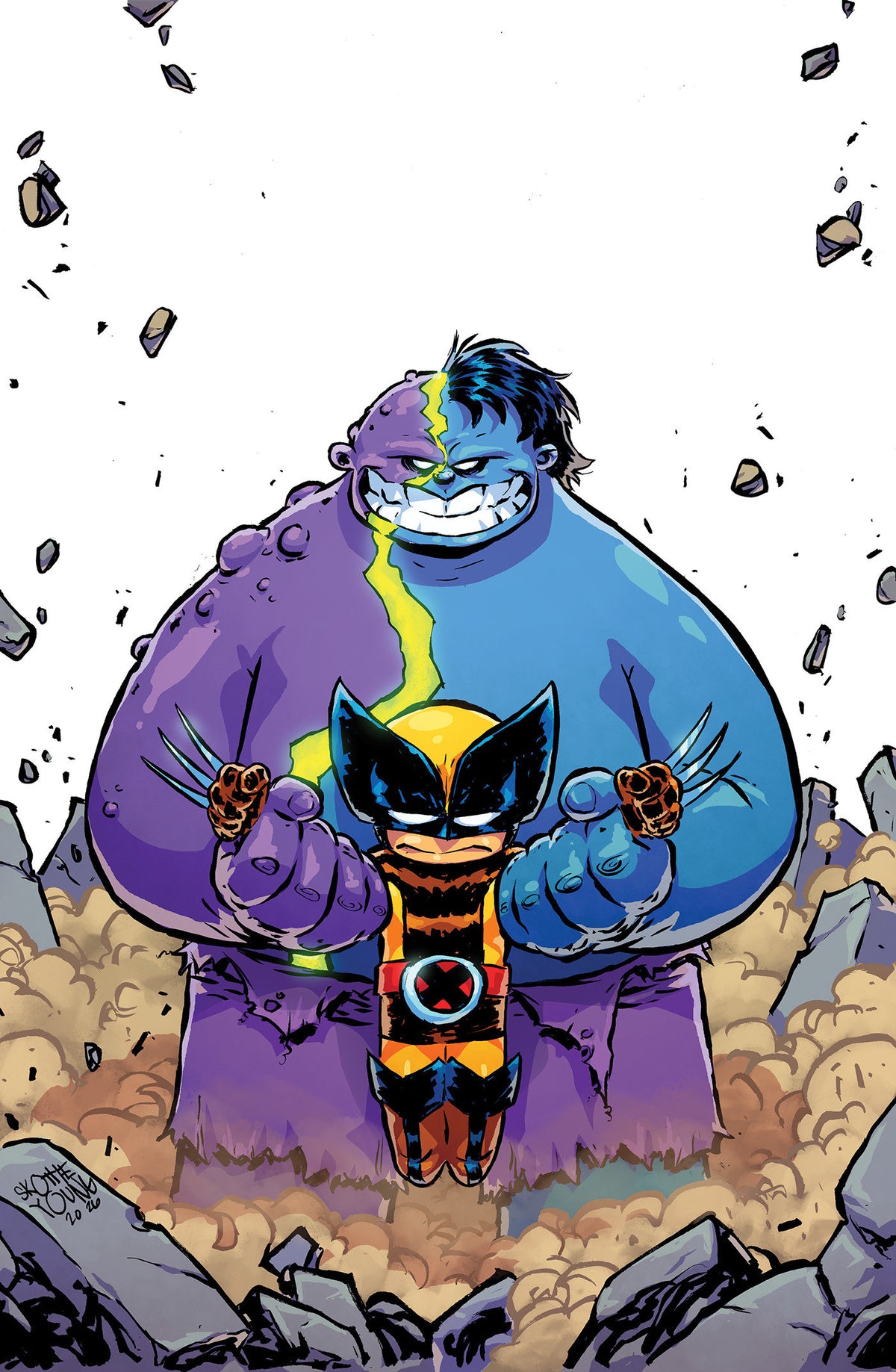 00A. INFERNAL HULK VS. WOLVERINE #1 SKOTTIE YOUNG VIRGIN [1:50]