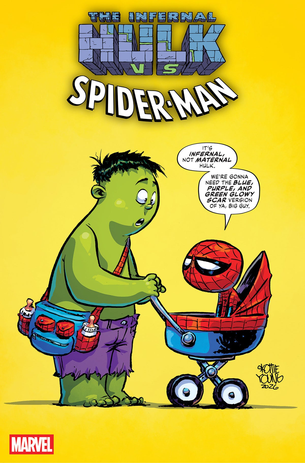 INFERNAL HULK VS. SPIDER-MAN #1 CVR B SKOTTIE YOUNG