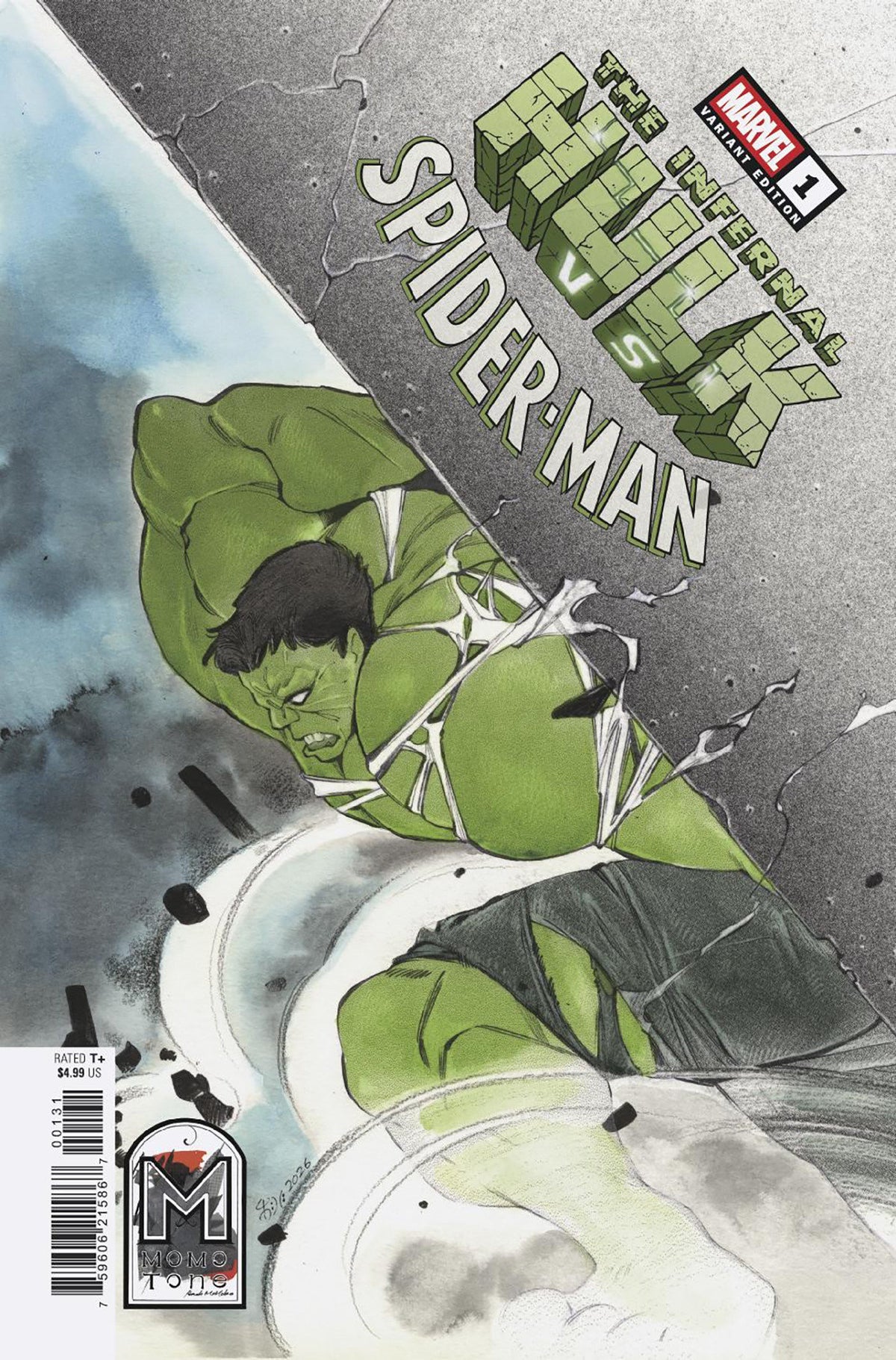 INFERNAL HULK VS. SPIDER-MAN #1 CVR C PEACH MOMOKO MOMO-TONE