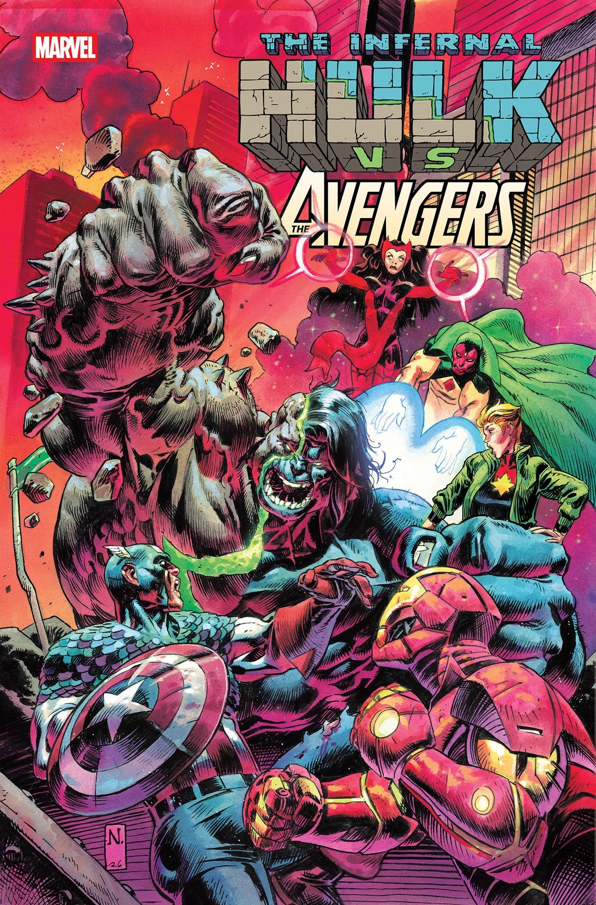 INFERNAL HULK VS. AVENGERS #1 COVER A Nic Klein