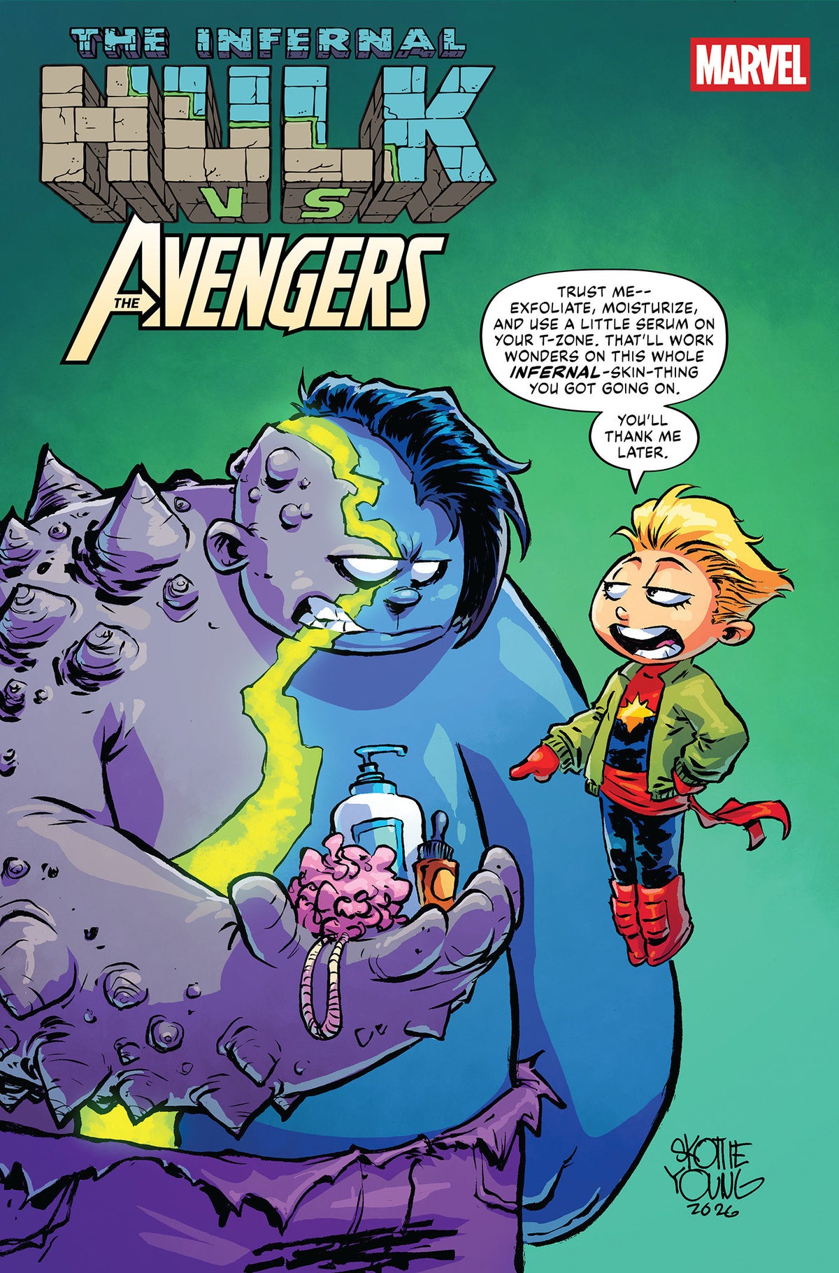INFERNAL HULK VS. AVENGERS #1 COVER B SKOTTIE YOUNG