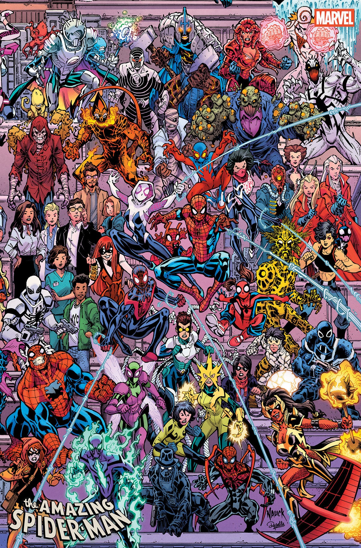 AMAZING SPIDER-MAN #1003 CVR B TODD NAUCK 4-PART CONNECTING LEGACY