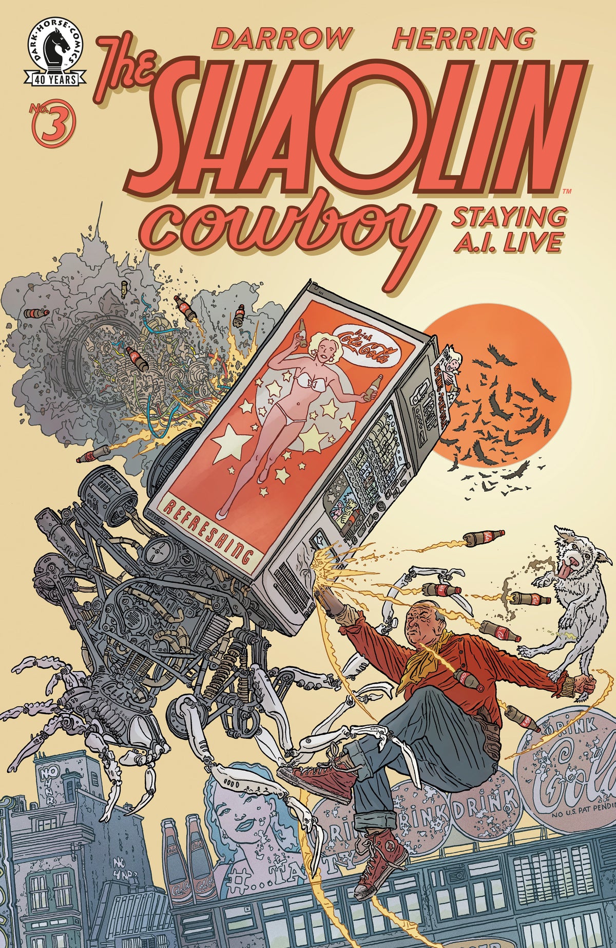 00A. Shaolin Cowboy: Staying A.I.Live #3 (CVR A) (Geof Darrow)