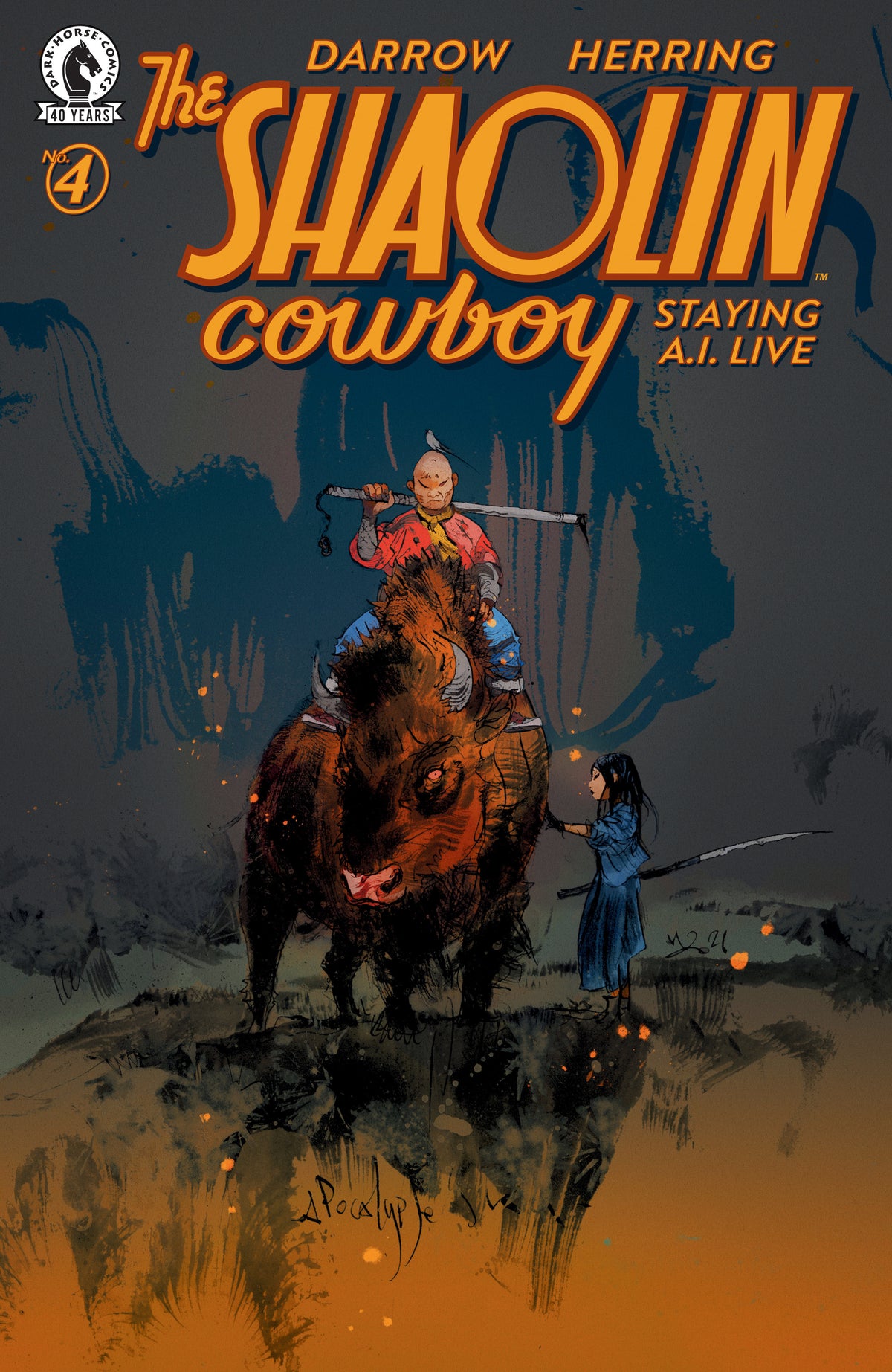 SHAOLIN COWBOY: STAYING A.I.LIVE #4 CVR C NICOLAS NEMIRI