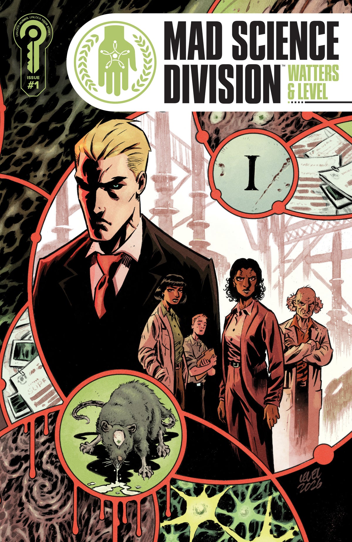 MAD SCIENCE DIVISION #1 CVR A BRIAN LEVEL