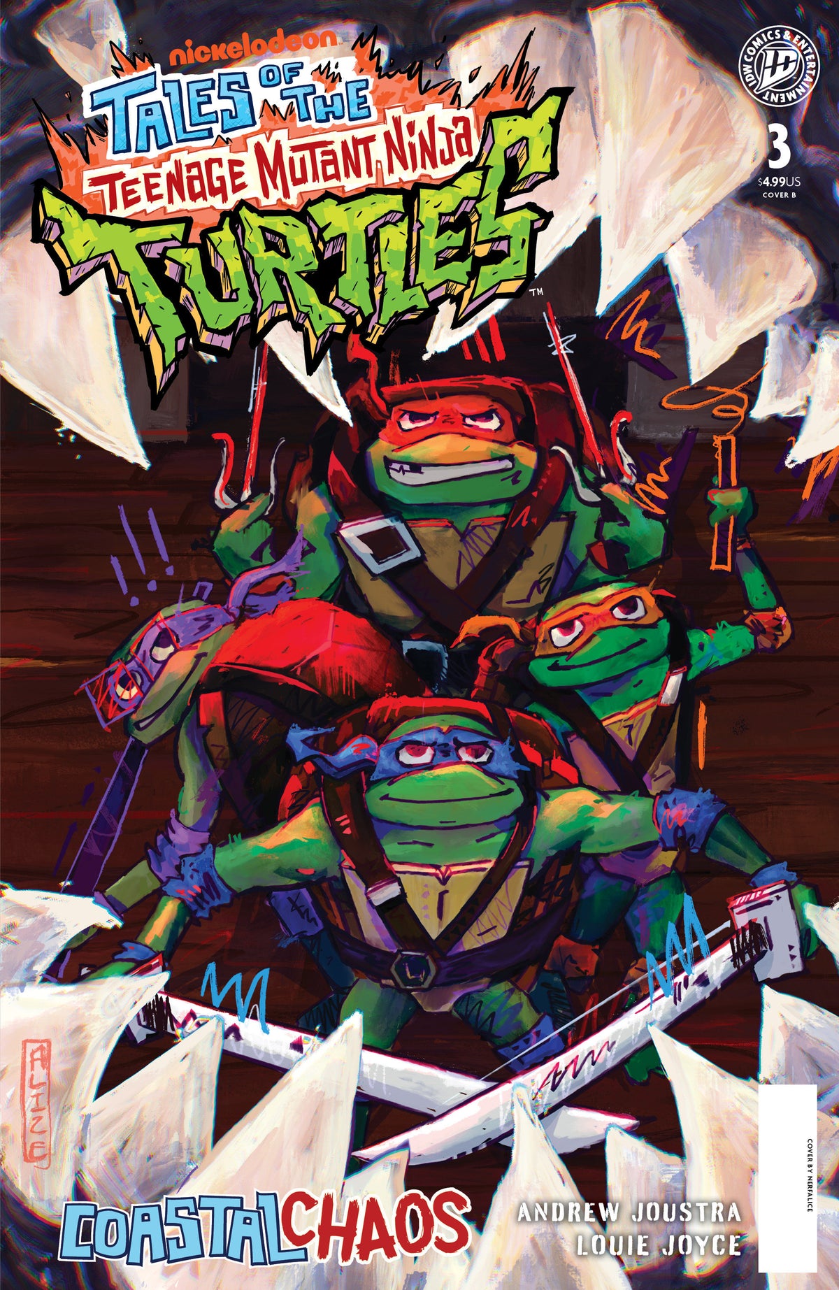 TALES OF THE TEENAGE MUTANT NINJA TURTLES: COASTAL CHAOS #3 CVR B NERFALICE