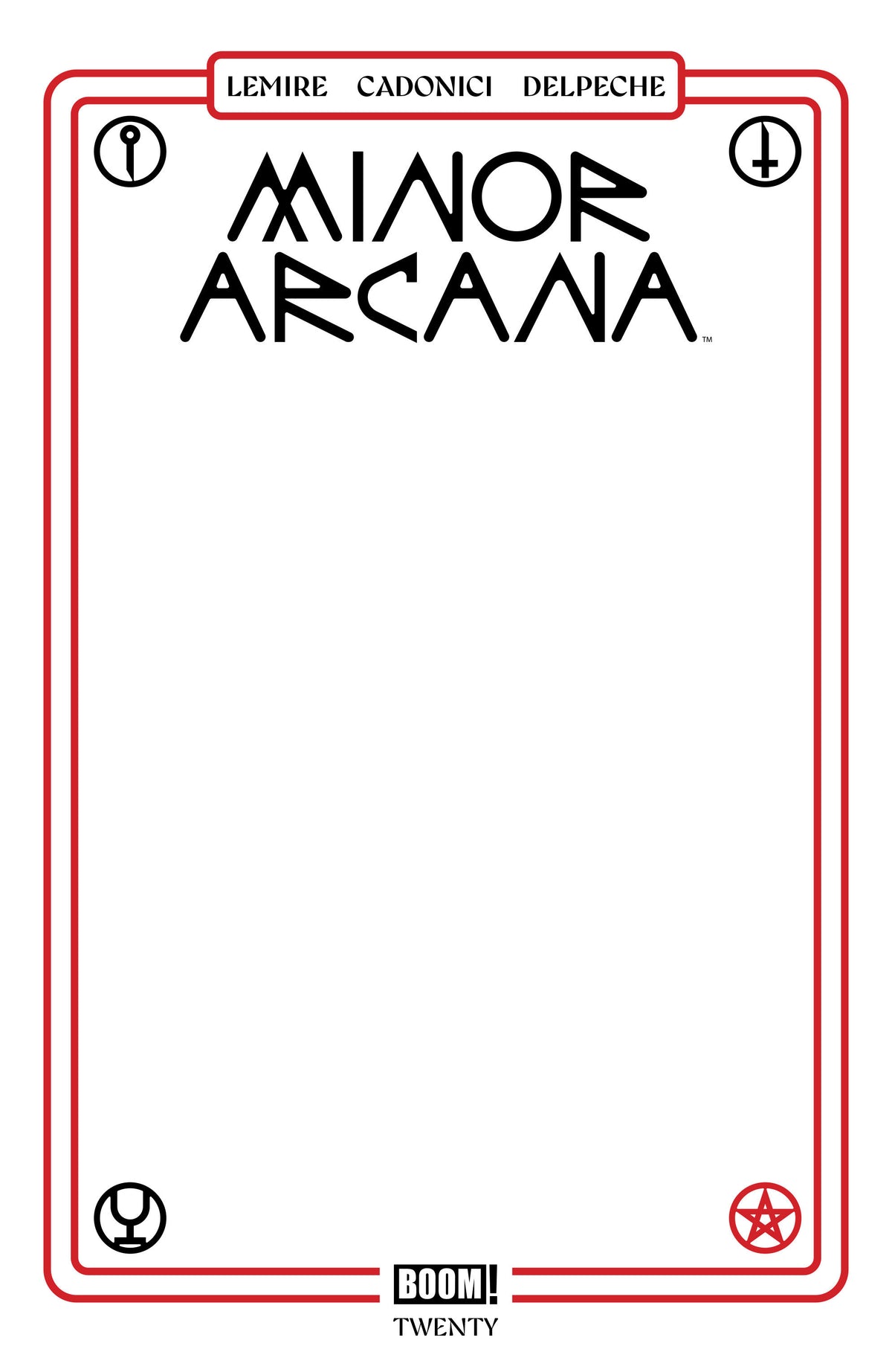 MINOR ARCANA #20 CVR C BLANK SKETCH