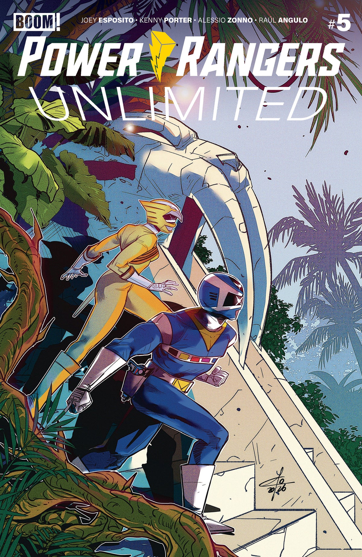 POWER RANGERS UNLIMITED #5 CVR B DRESSED, CARLINI