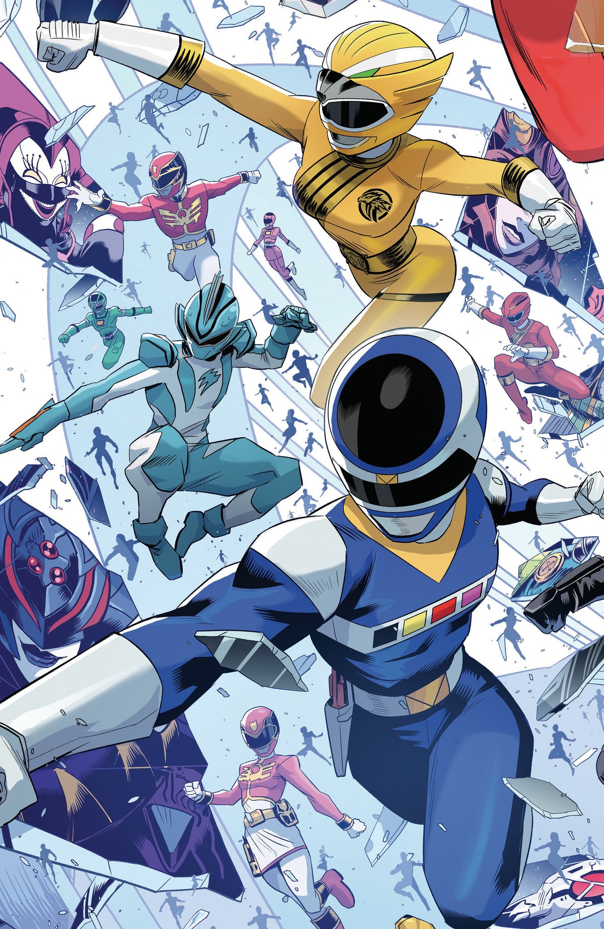 POWER RANGERS UNLIMITED #5 CVR C EVERY RANGER EVER CARD STOCK CONNECTING FULL ART, ZONNO