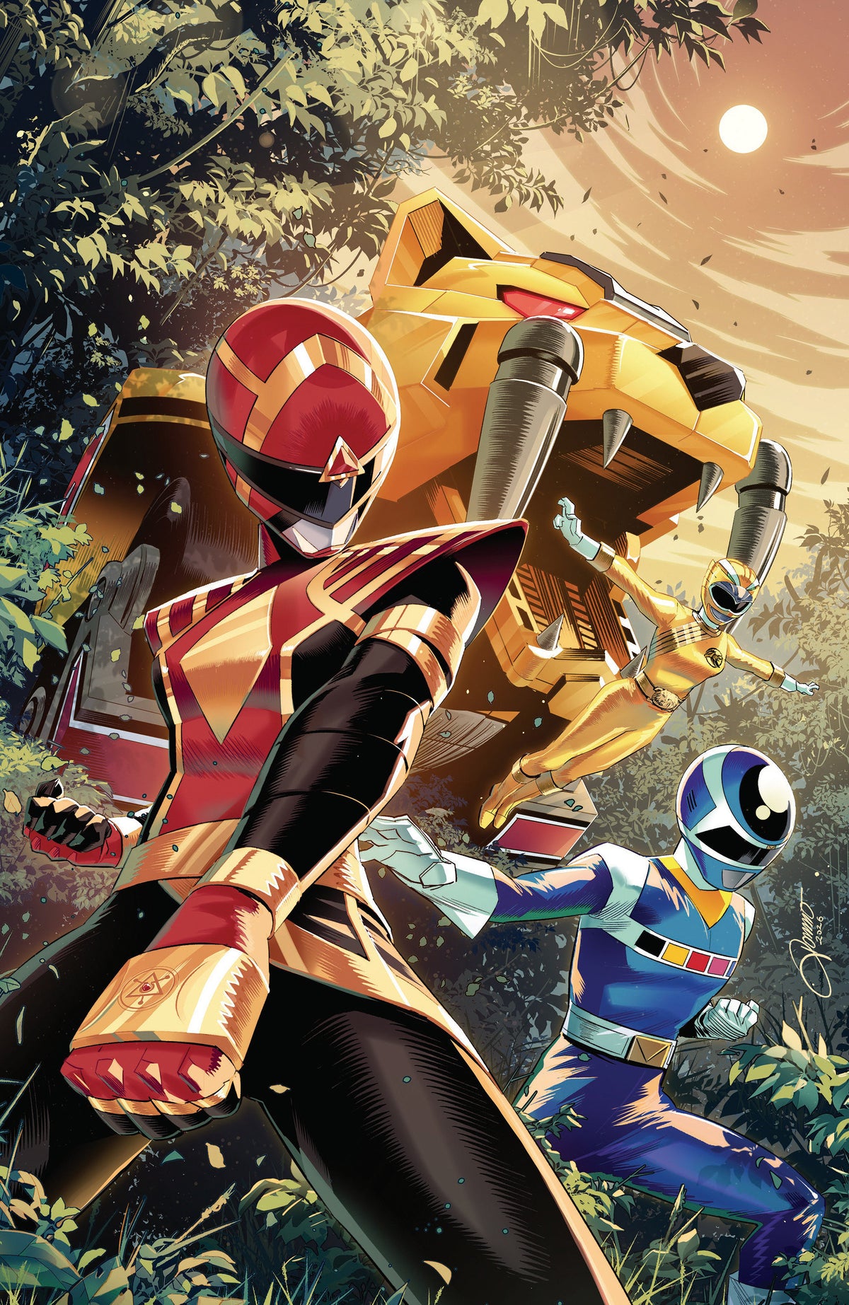 POWER RANGERS UNLIMITED #5 CVR D FOIL FULL ART, FOIL, ZONNO