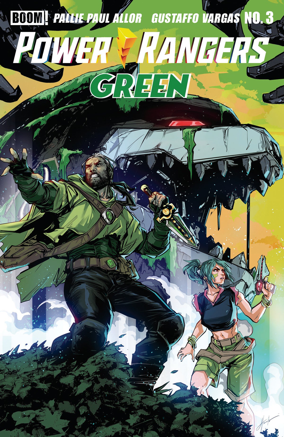 Power Rangers Green #3 I FOC Reveal (Dressed, TBA)