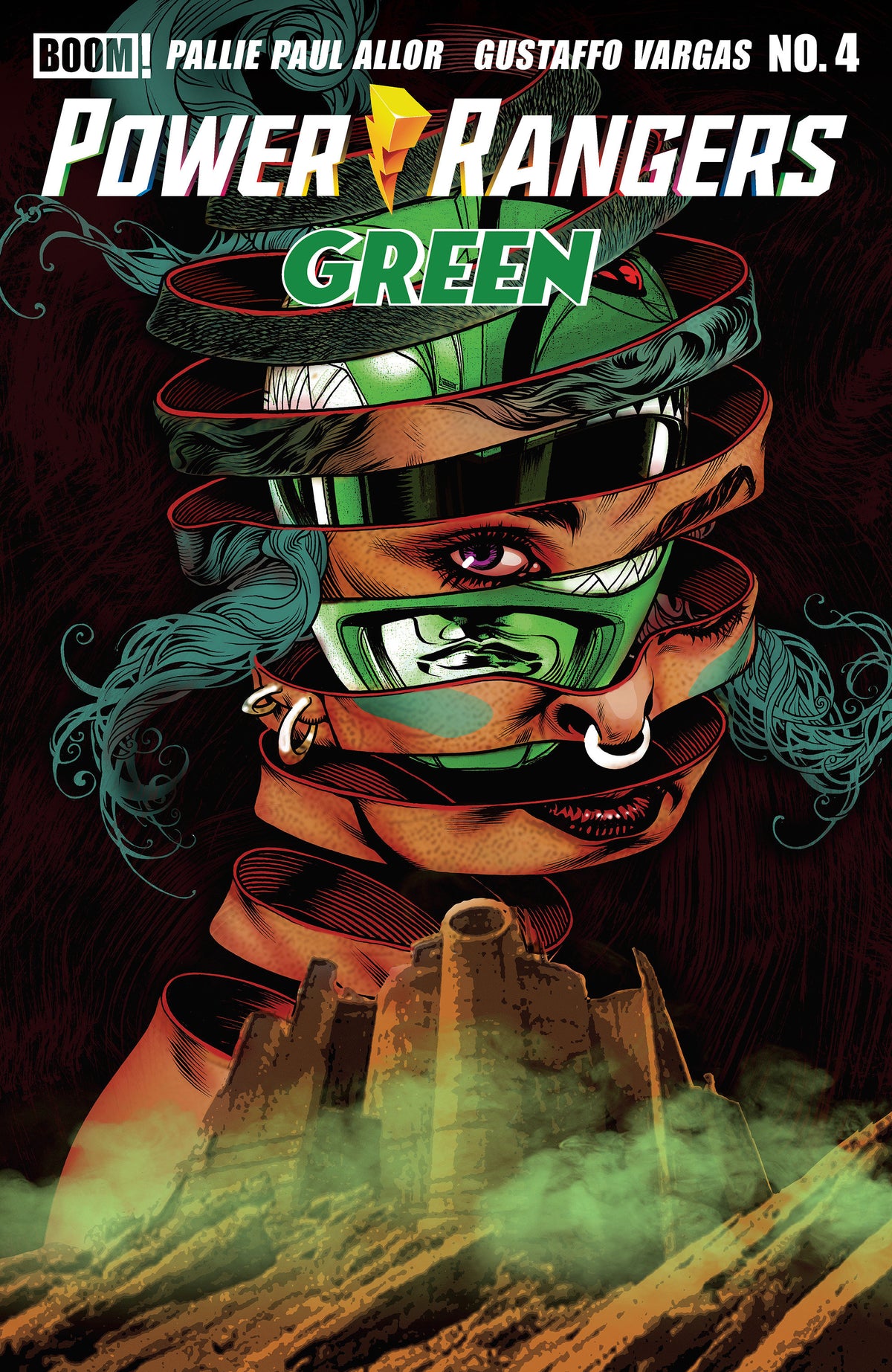 POWER RANGERS GREEN #4 CVR A DRESSED, HARRIS
