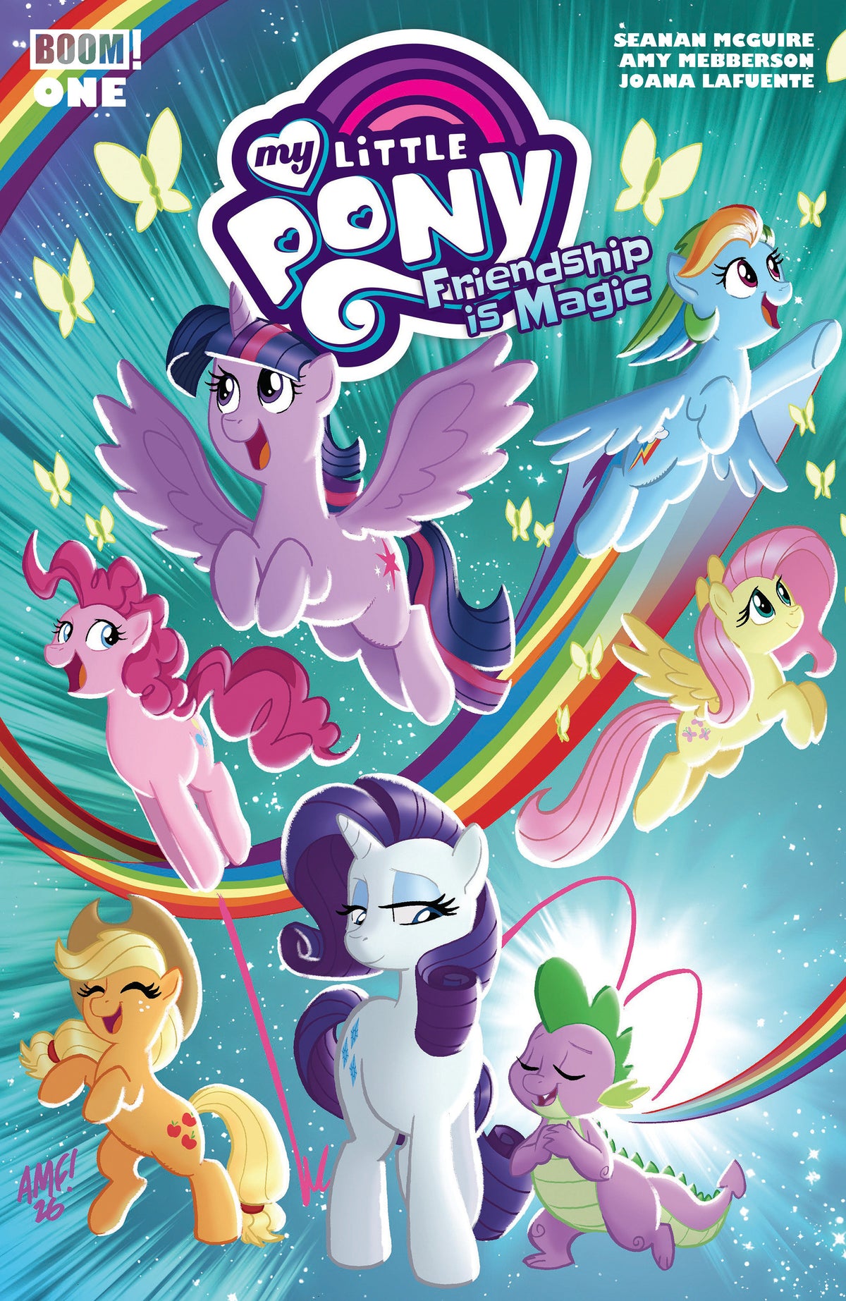 MY LITTLE PONY: FRIENDSHIP IS MAGIC 2026 #1 CVR E POLYBAGGED COLLECTIBLE CARD DRESSED, FLEECS