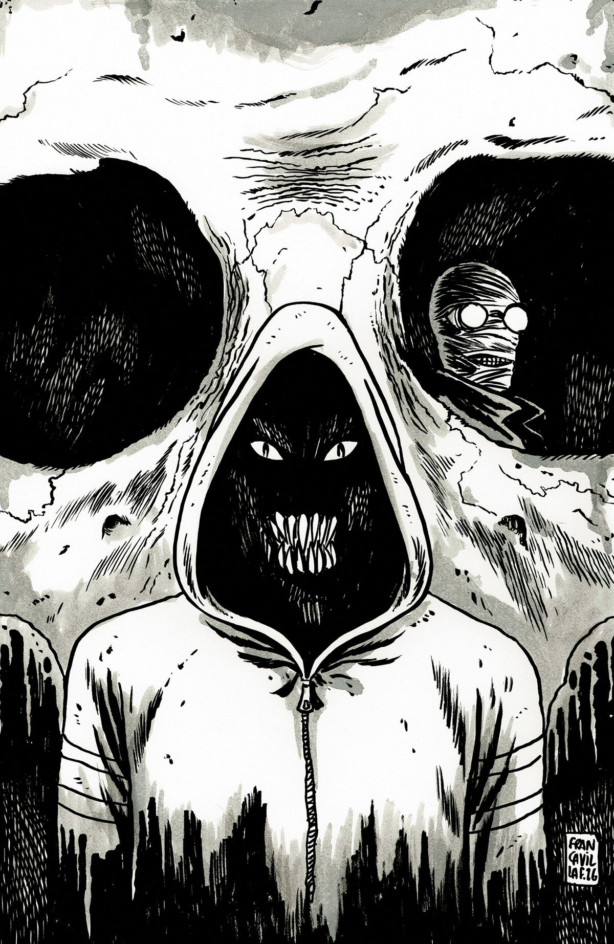 Stuff of Nightmares: The Hoodie #1 D Glow in the Dark (Full Art, Glow in the Dark, Francavilla) Francesco Francavilla