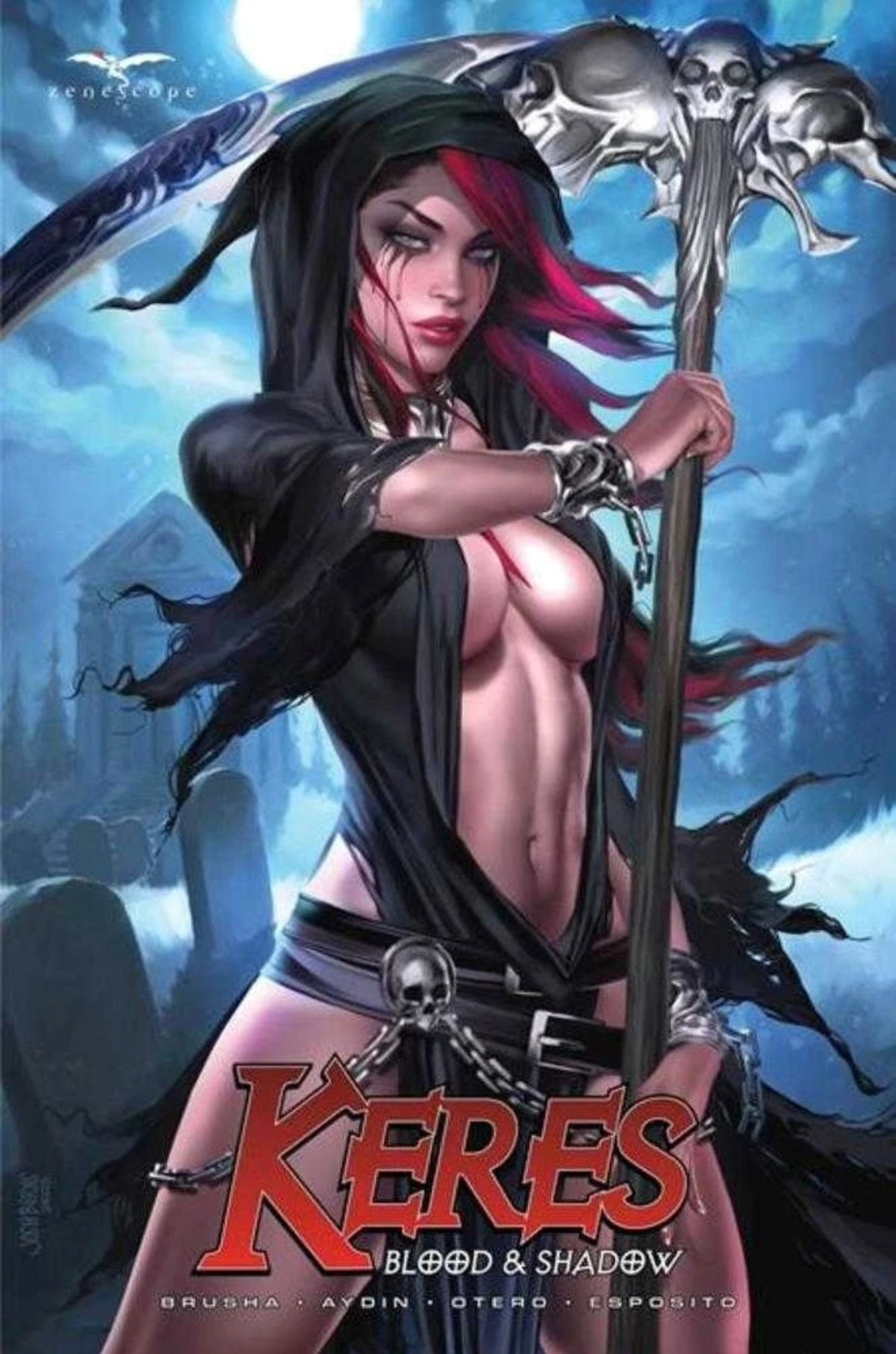 KERES BLOOD AND SHADOW (ONE SHOT) CVR B JOSH BURNS