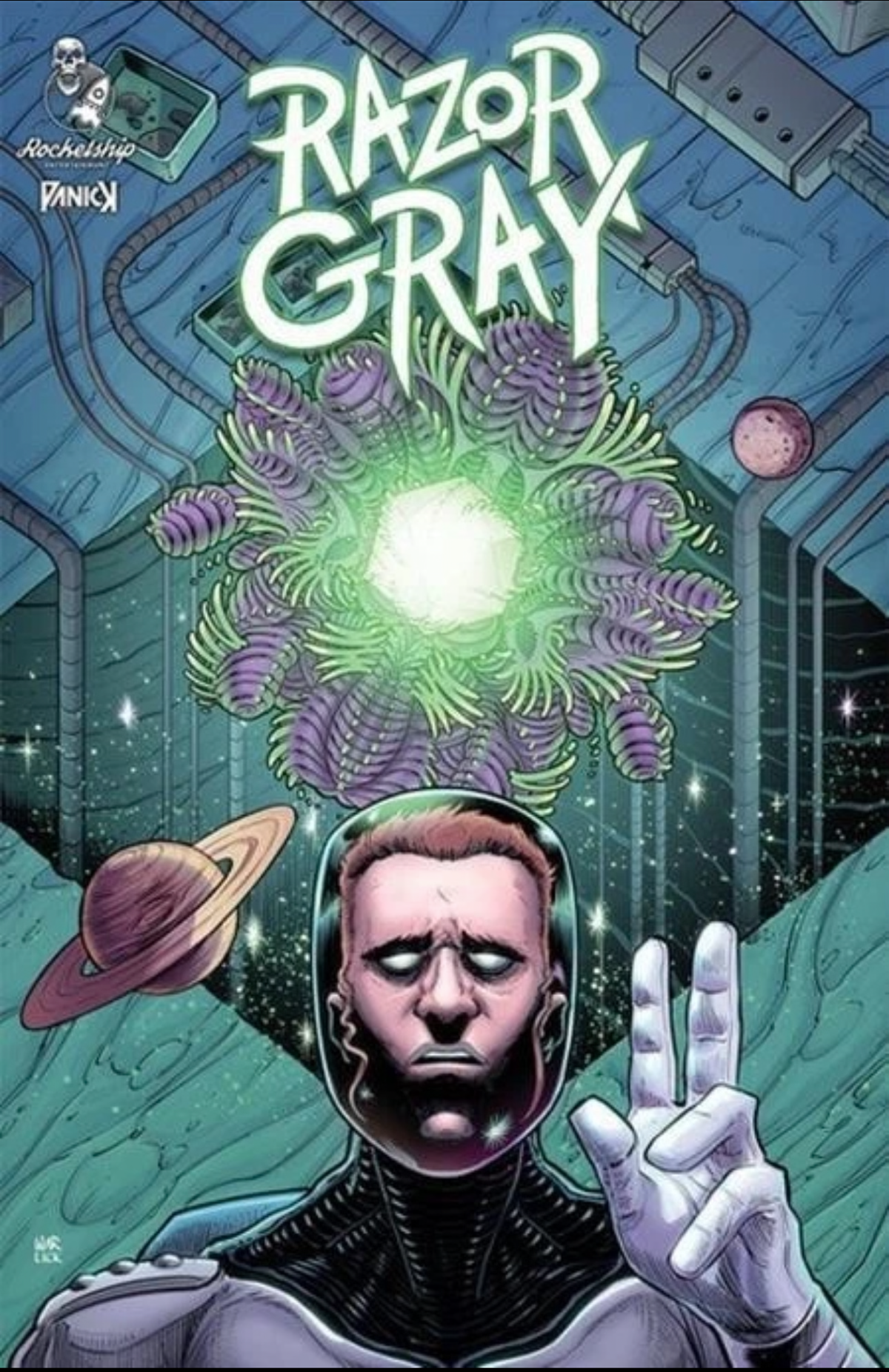 00A. RAZOR GRAY #1 (OF 4) CVR B MATTHEW WARLICK