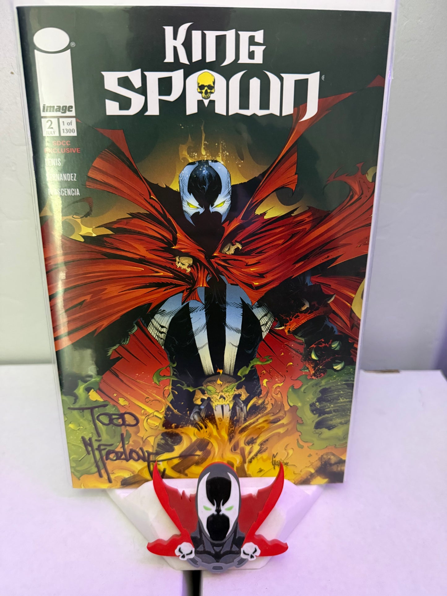 Todd McFarlane Signed connecting set