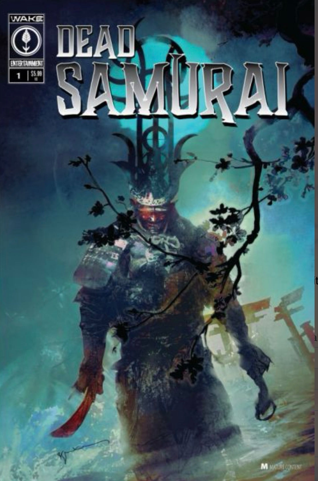 Dead Samurai #1 CVR D Bill Sienkiewicz 2nd Printing Bill Sienkiewicz