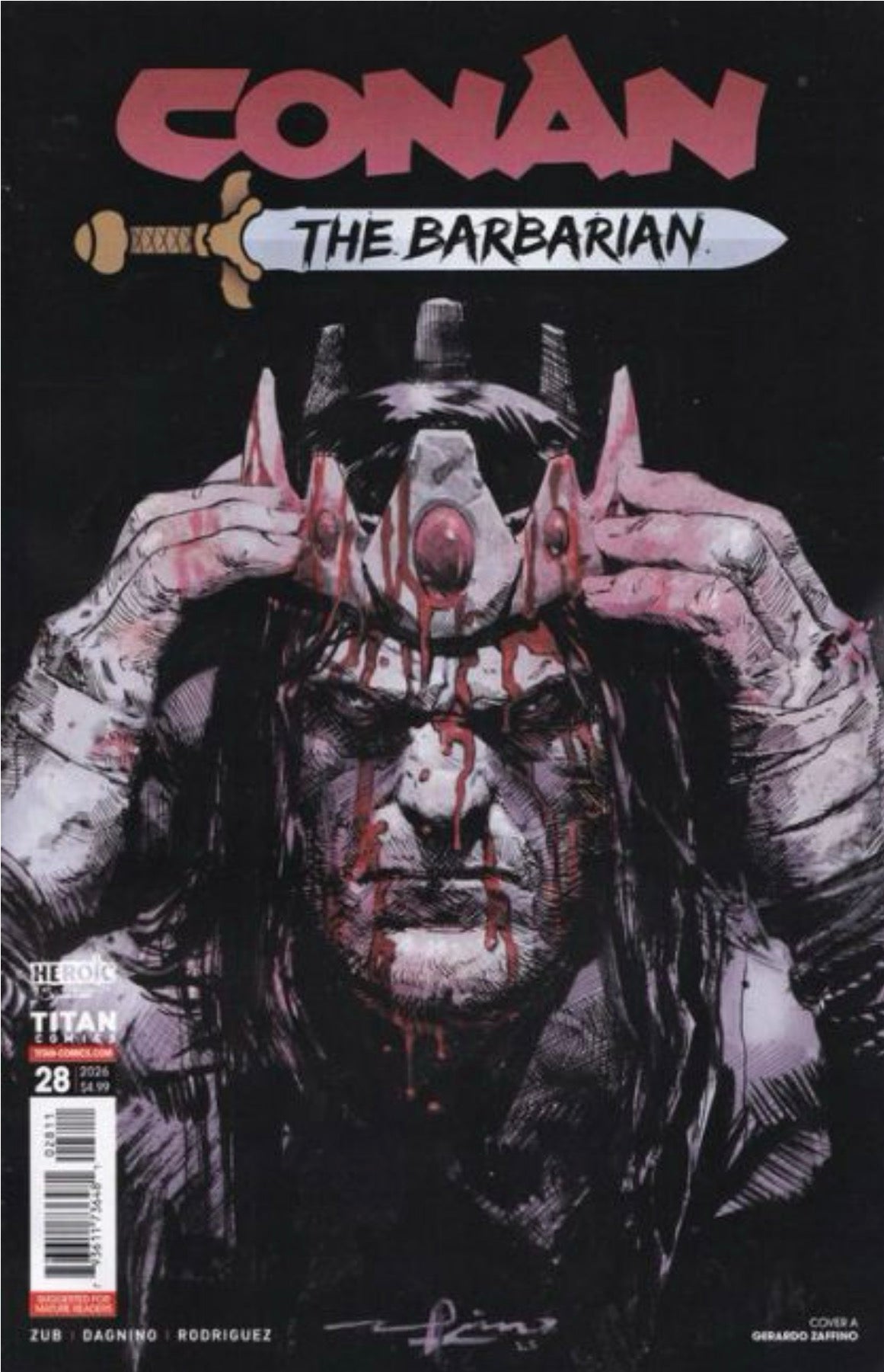 Conan the Barbarian (Titan Comics) #28 CVR A Gerardo Zaffino