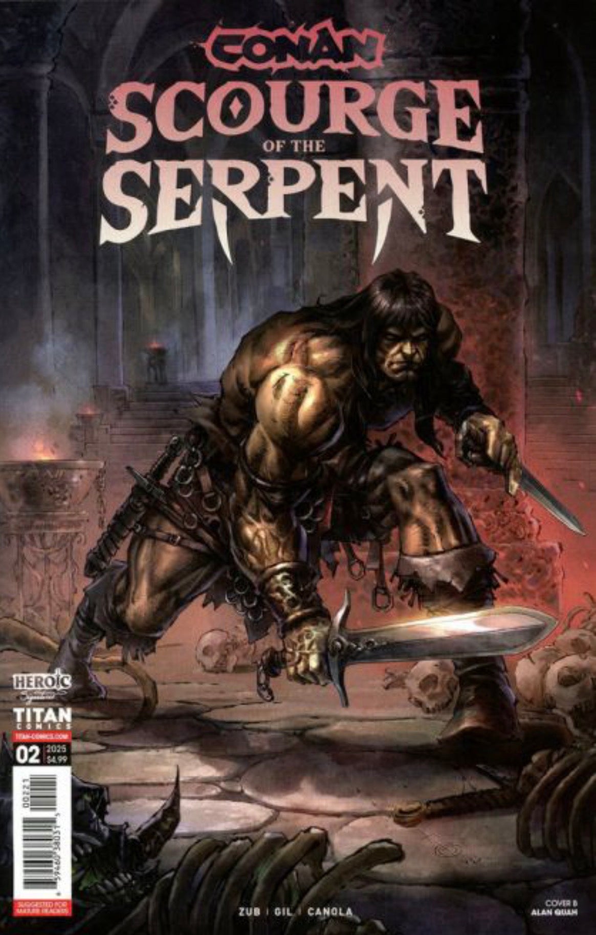 Conan The Barbarian: Scourge Of The Serpent #2 CVR B Alan Quah