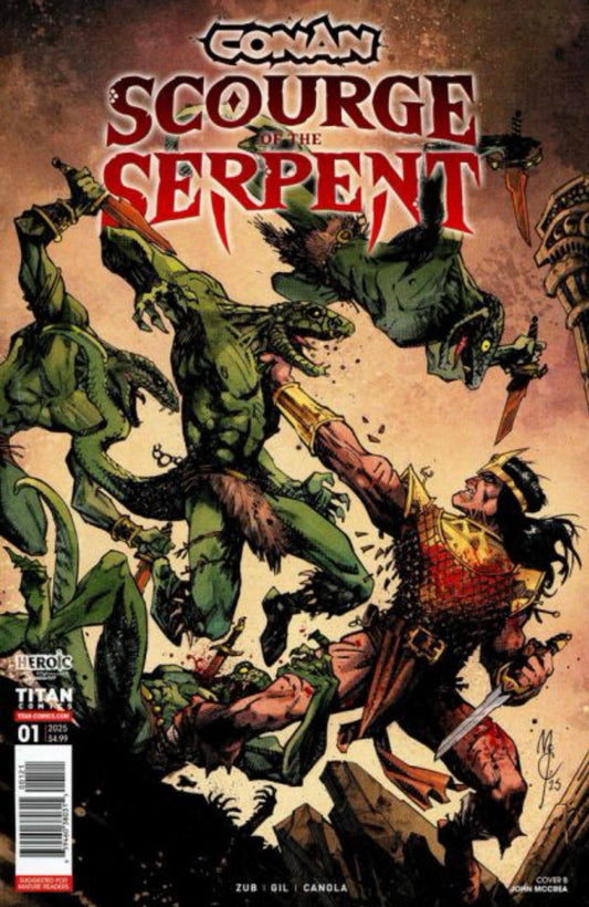Conan The Barbarian: Scourge Of The Serpent #1 CVR B John McCrea