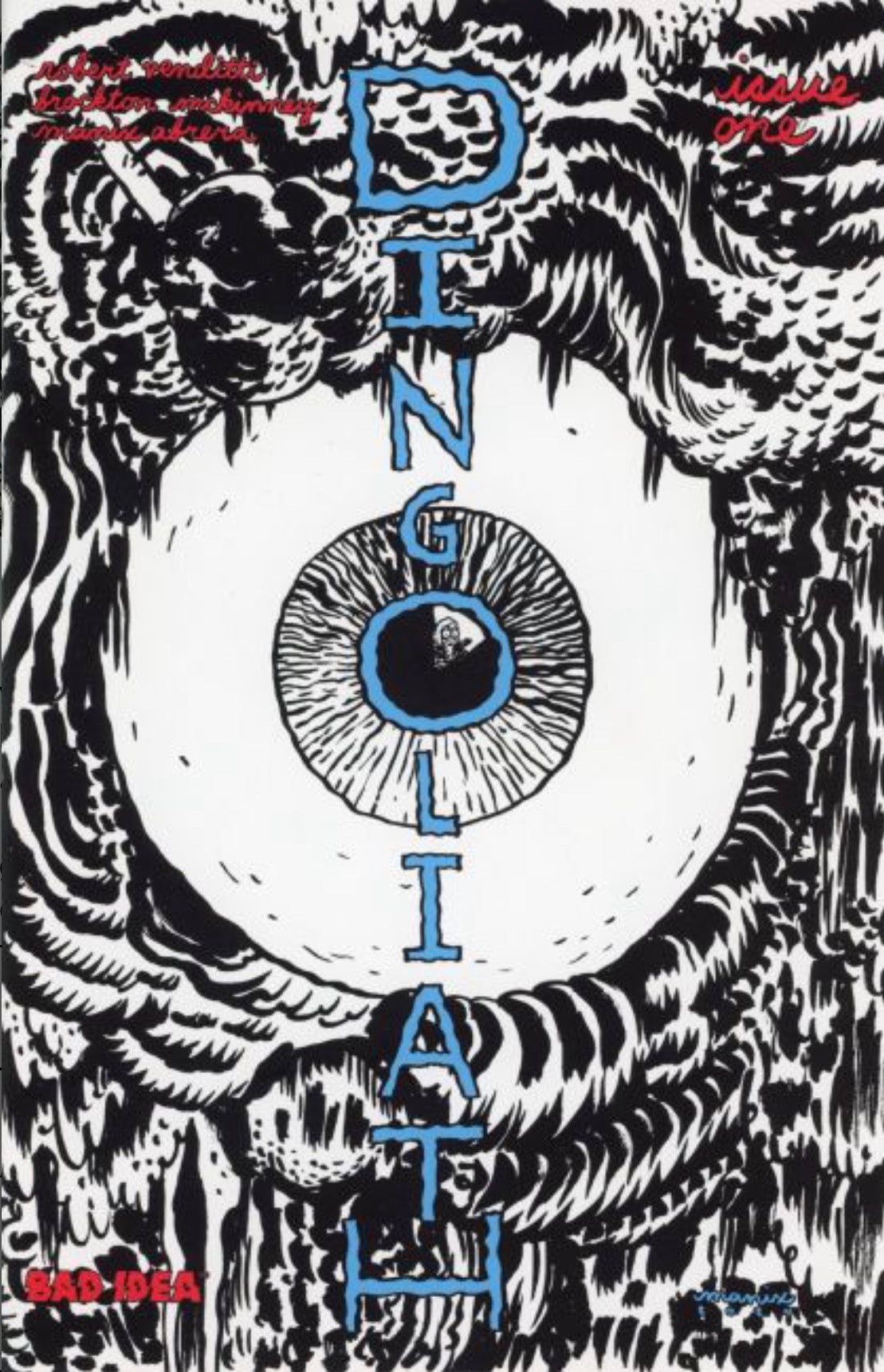 Dingoliath #1 CVR G Manix Abrera B&W 1:20