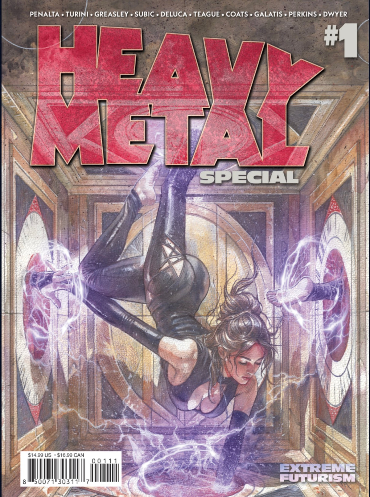 HEAVY METAL MAGAZINE SPECIAL EXTREME FUTURISM #1 CVR A MARCO TURINI