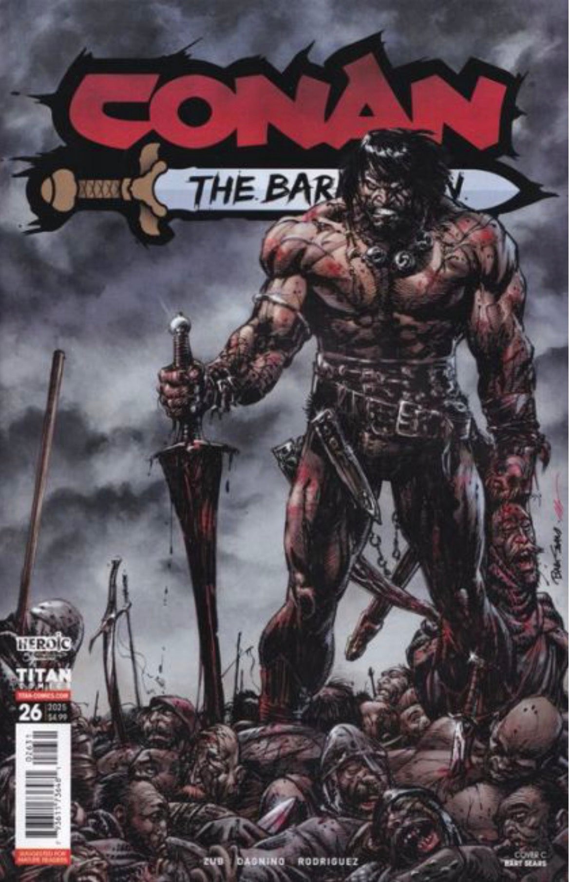 Conan the Barbarian (Titan Comics) #26 CVR C Bart Sears