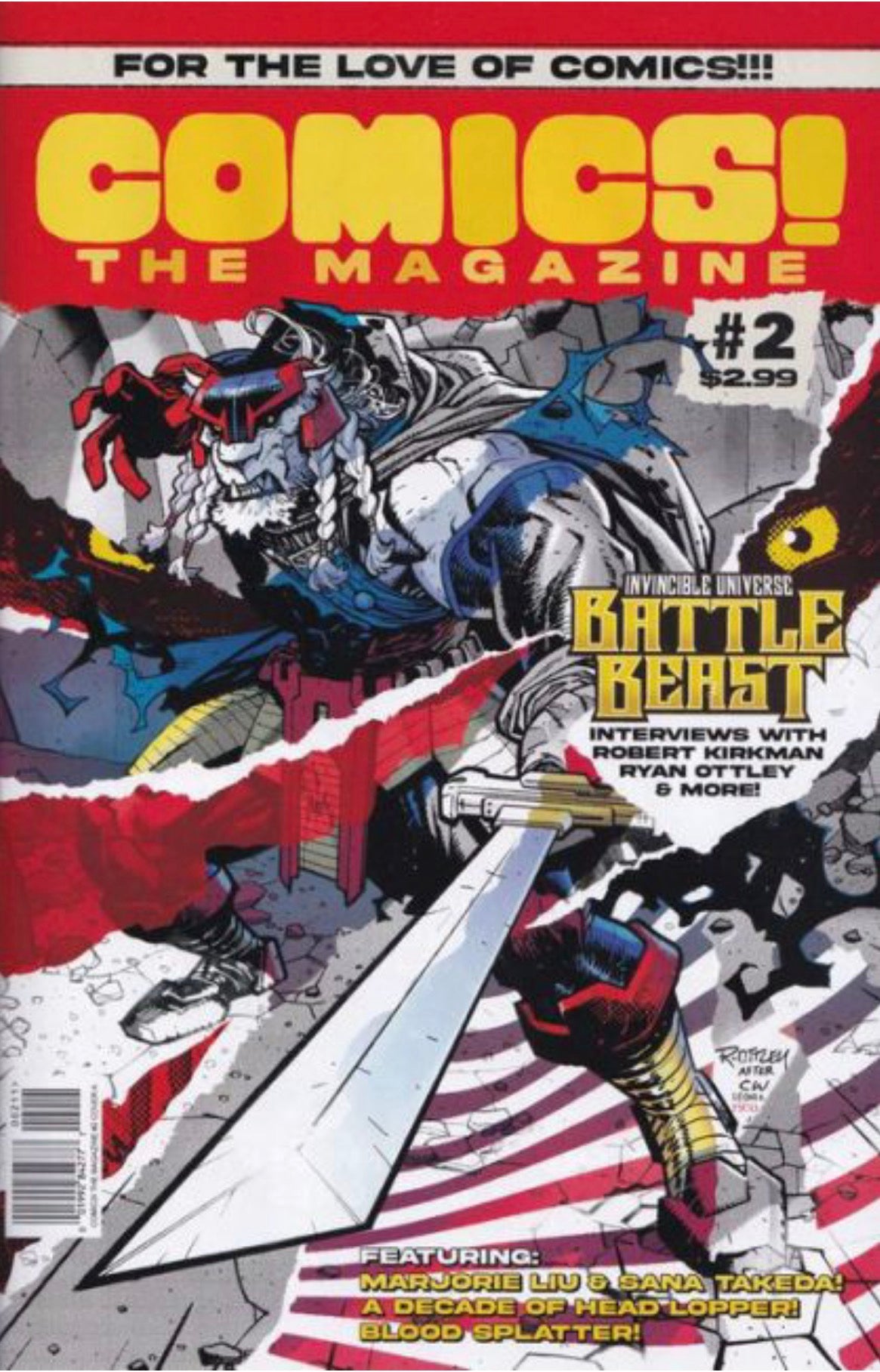 Comics! The Magazine #2 CVR A Rico Renzi Ryan Ottley