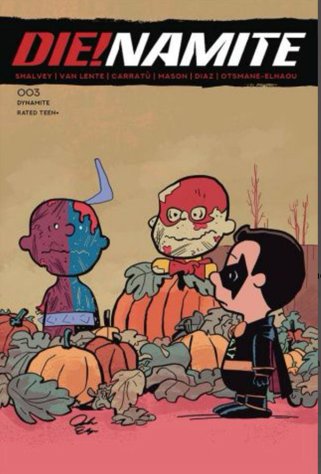 Die!Namite #3 CVR L Pasquale Qualano & Vincenzo Carratu Peanuts
