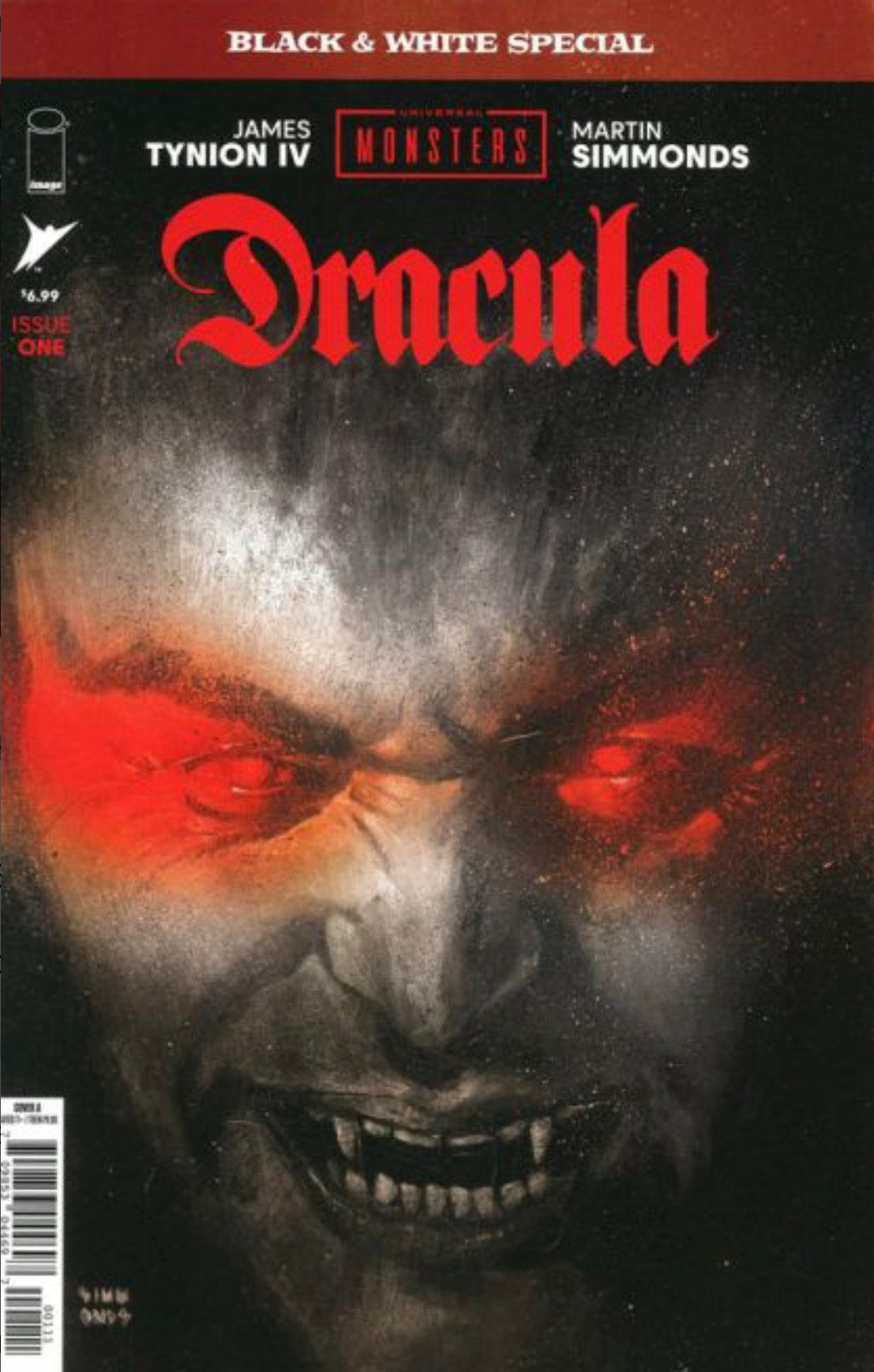 Universal Monsters: Dracula Black & White Special #1 CVR A Martin Simmonds