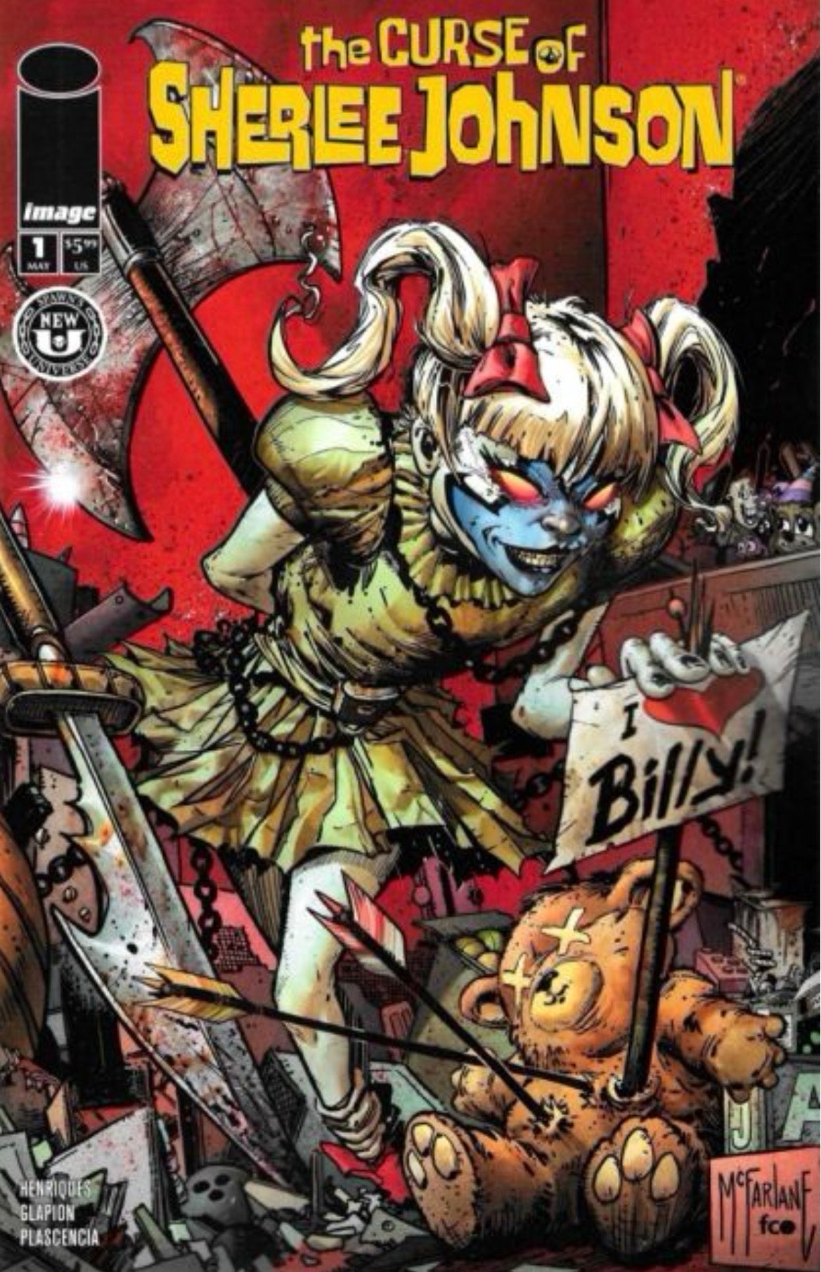 The Curse of Sherlee Johnson #1 CVR B Todd McFarlane