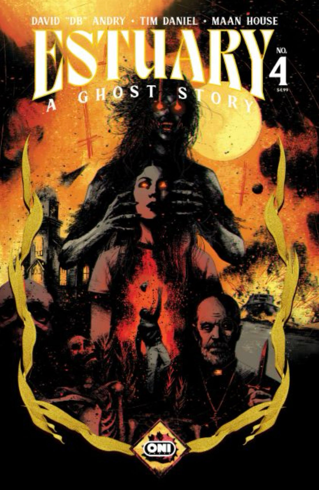 Estuary: A Ghost Story #4 CVR A Maan House