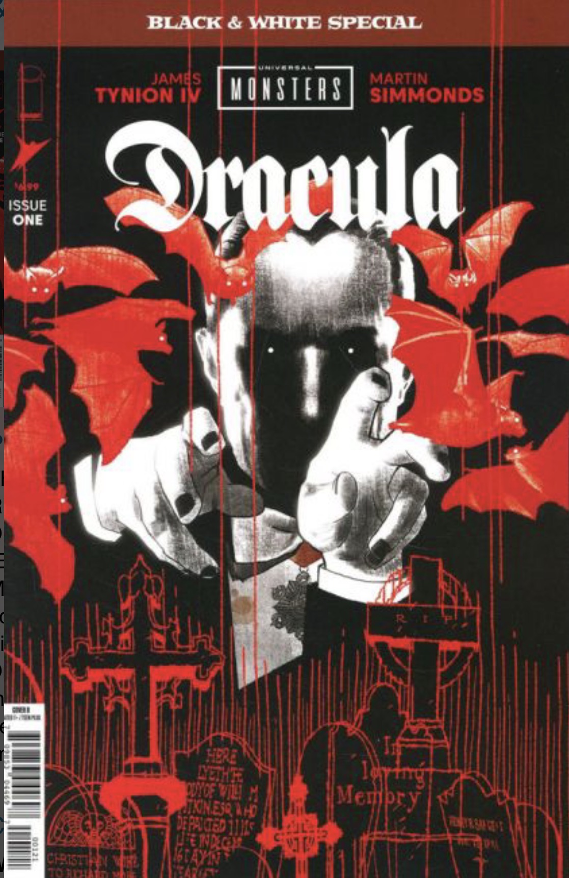 Universal Monsters: Dracula Black & White Special #1 CVR B Mark Chiarello