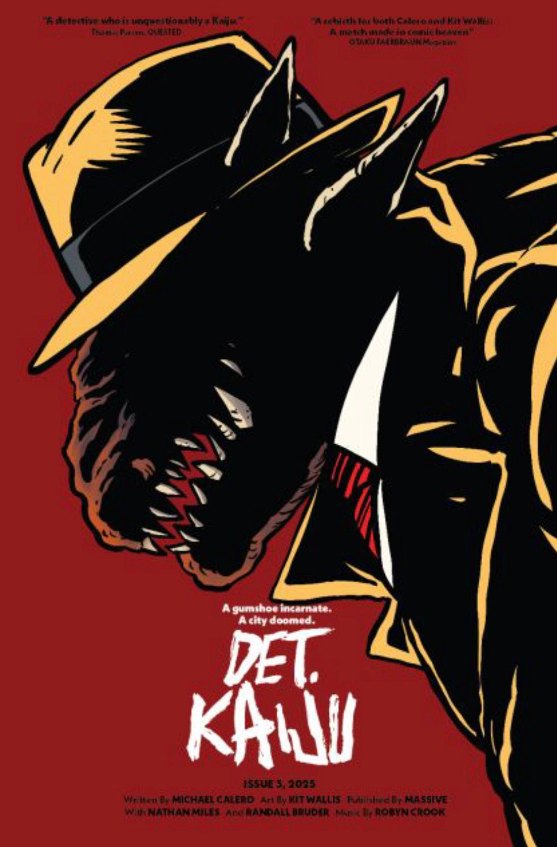 Detective Kaiju #3 CVR C Michael Calero Homage
