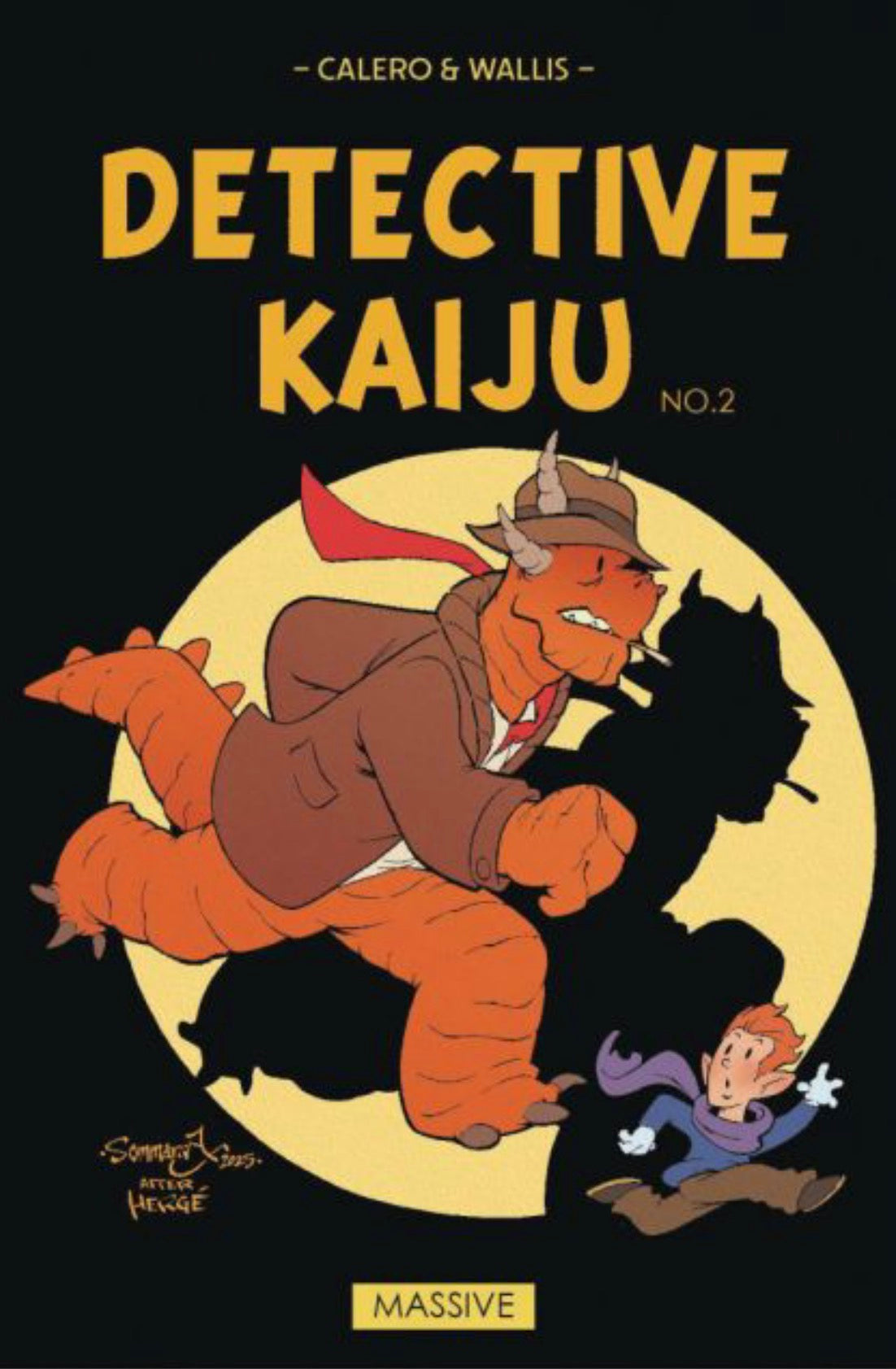 Detective Kaiju #2 CVR B Kit Wallis