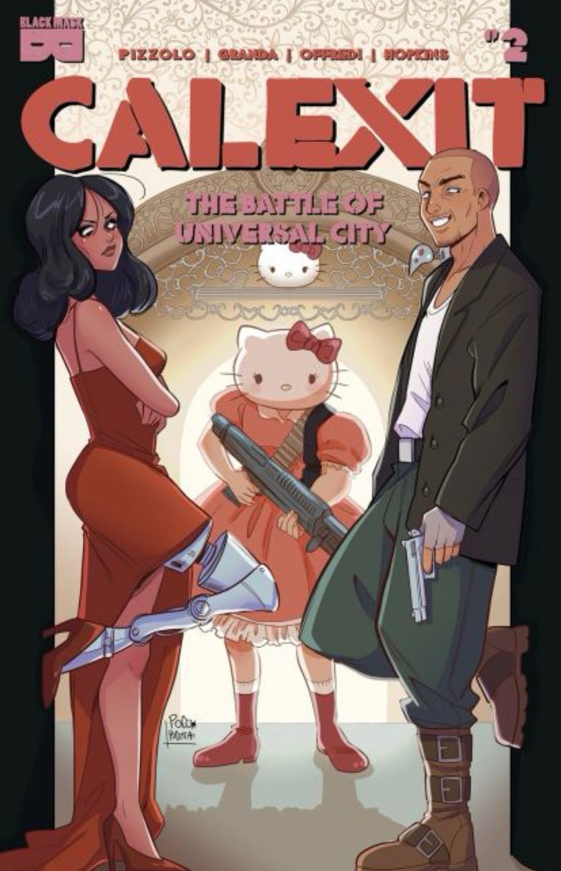 Calexit: Battle of Universal City #2 CVR E Elisa Pocetta 2nd Printing