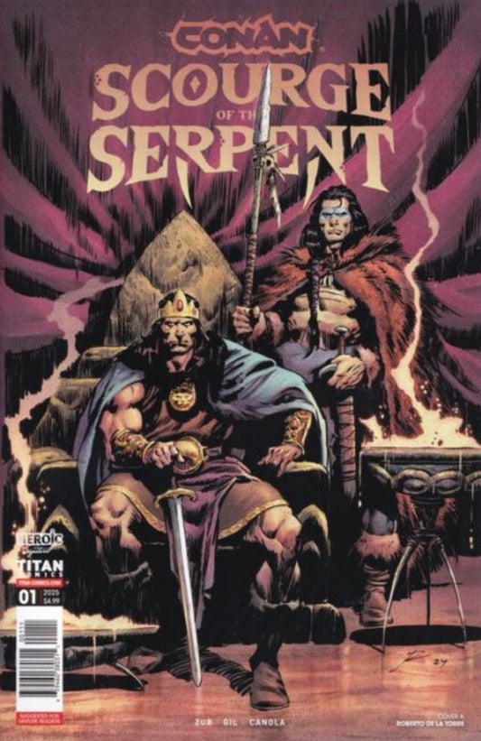Conan The Barbarian: Scourge Of The Serpent #1 CVR A Roberto De La Torre