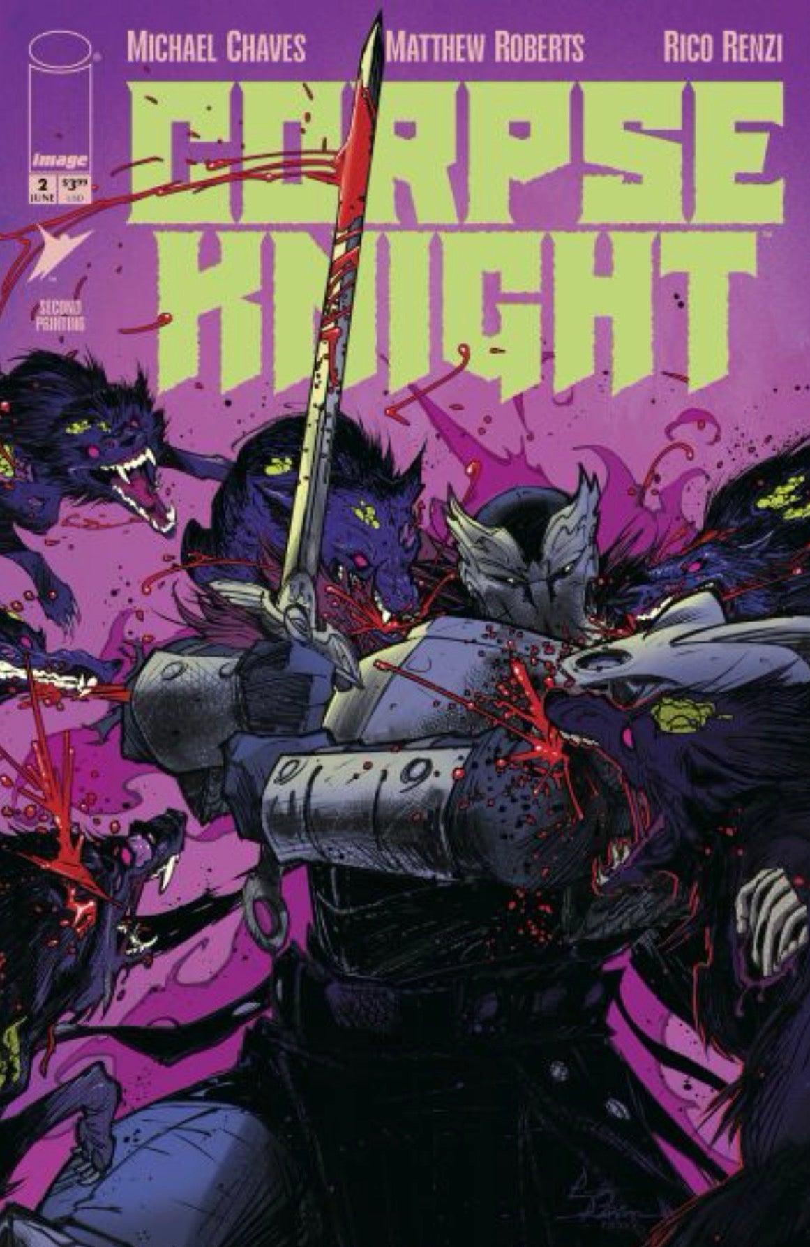 Corpse Knight #2 CVR F Matthew Roberts 2nd Printing