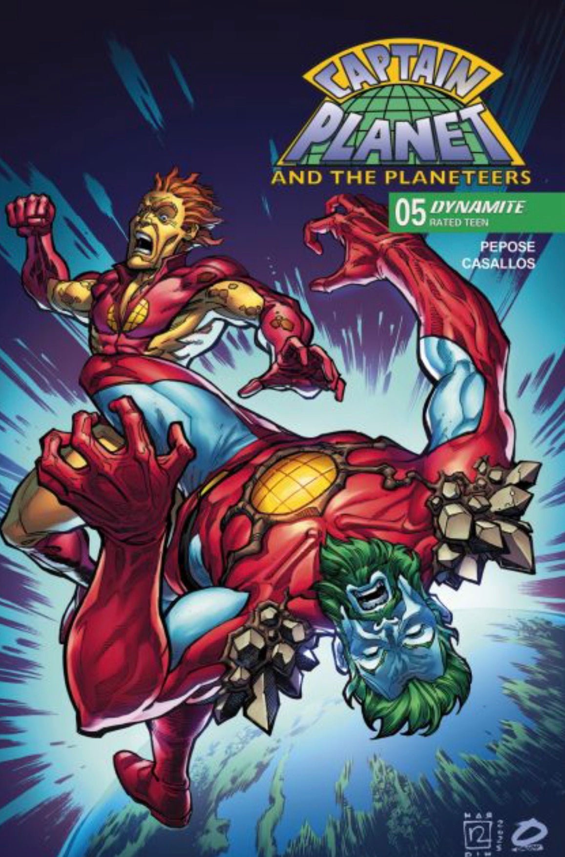 Captain Planet #5 CVR A Chad Hardin