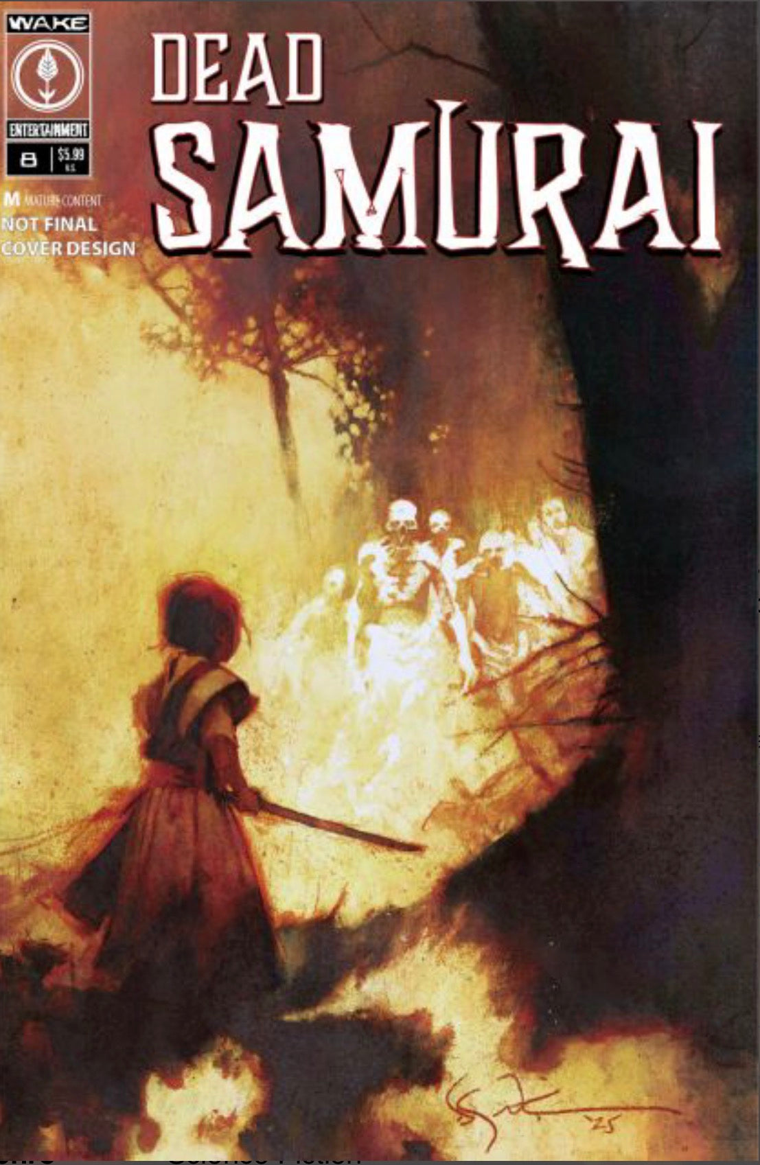 Dead Samurai #8 CVR A Bill Sienkiewicz