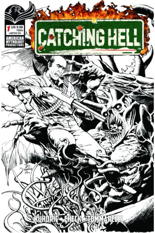 Catching Hell Feat Reggie Bannister #1 CVR F Roy Allan Martinez (Ltd. 350)